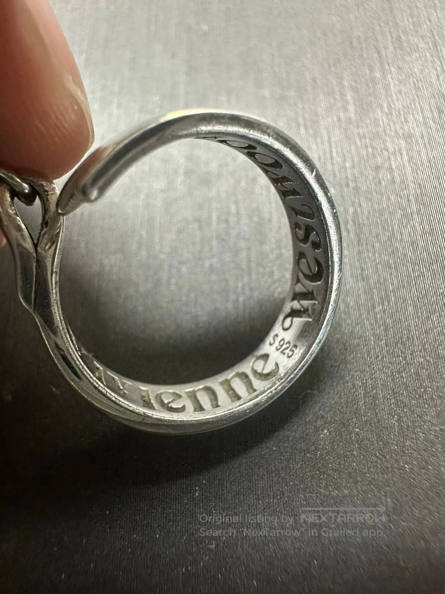Vivienne Westwood vivienne westwood saturn ribbon orb ring. Size ONE SIZE - 3 Thumbnail