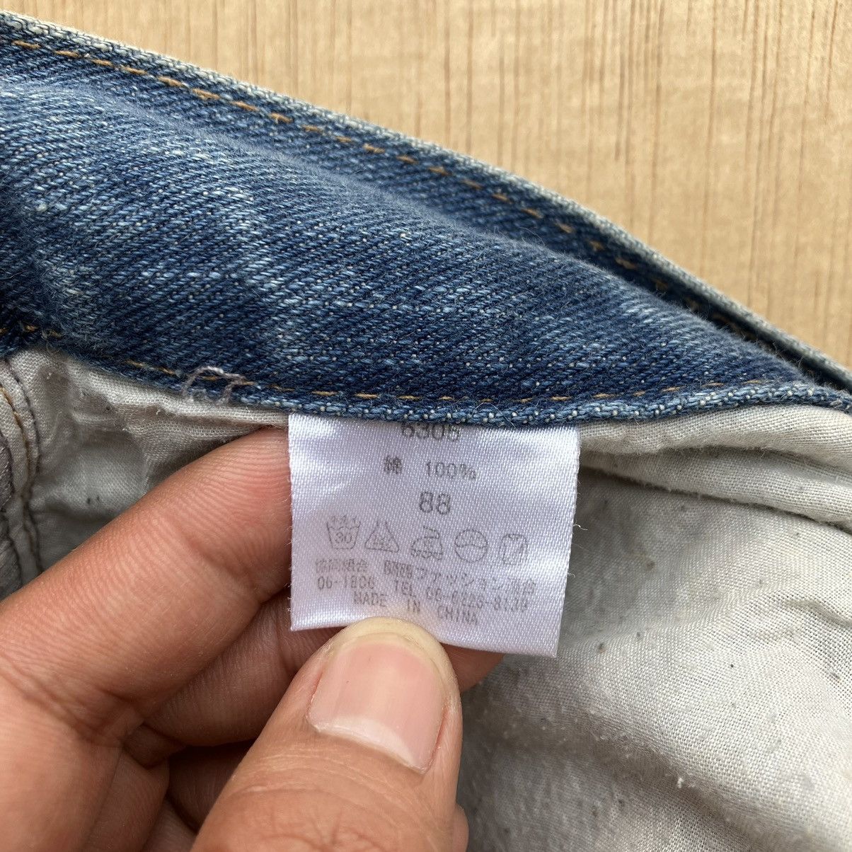 Japanese Brand SUKAJAN DENIM PATCHWORK BLUE WASH Size US 36 / EU 52 - 5 Thumbnail
