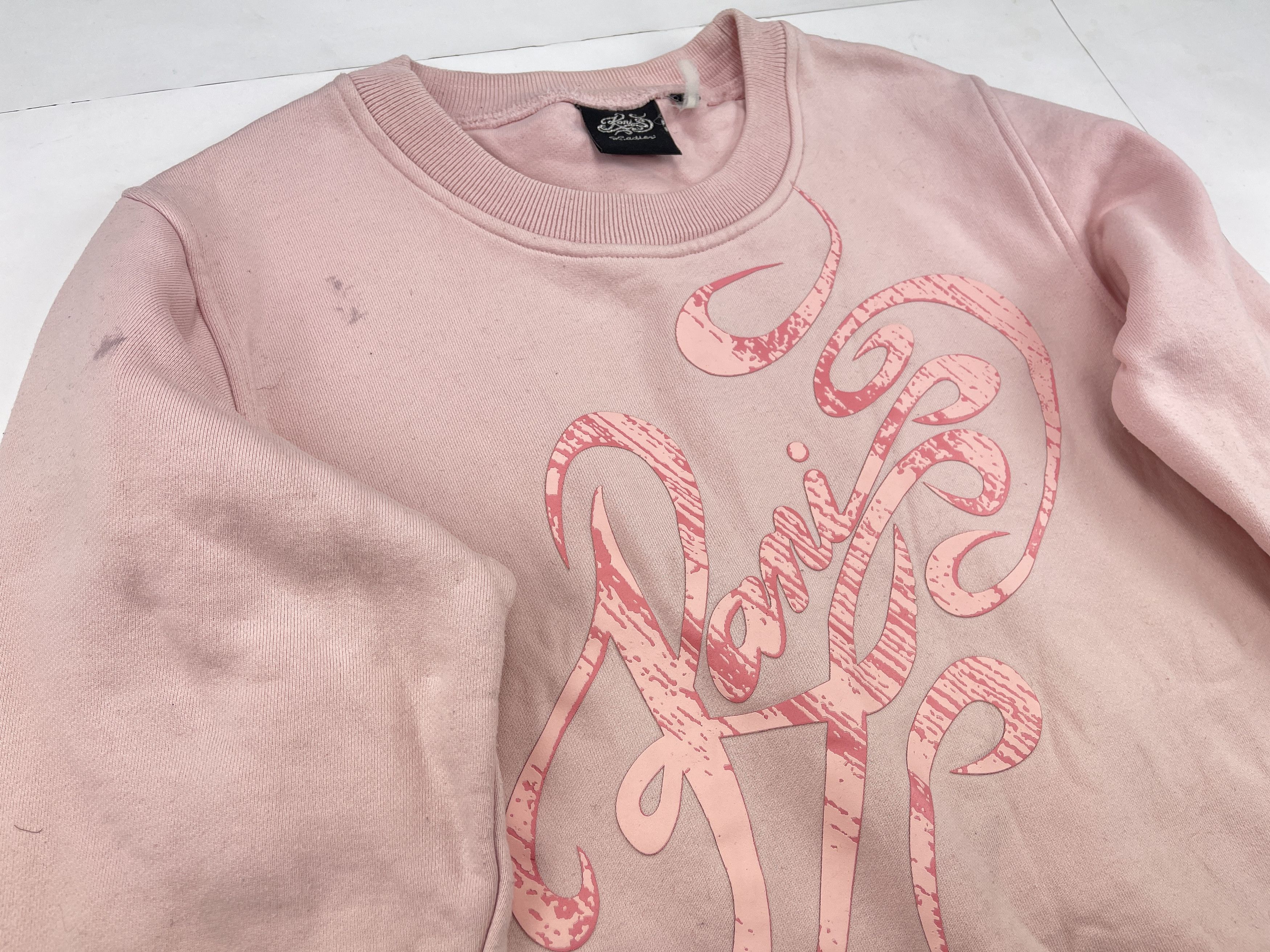Karl Kani Womens KARL KANI sweatshirt, pink, vintage Kani Ladies L Size L / US 10 / IT 46 - 4 Thumbnail