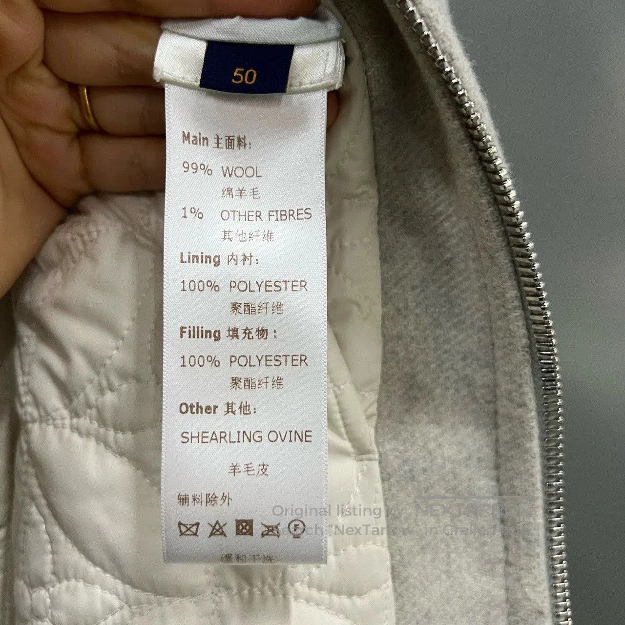 Louis Vuitton louis vuitton ski collection cream wool jacket. Size US L / EU 52-54 / 3 - 3 Thumbnail