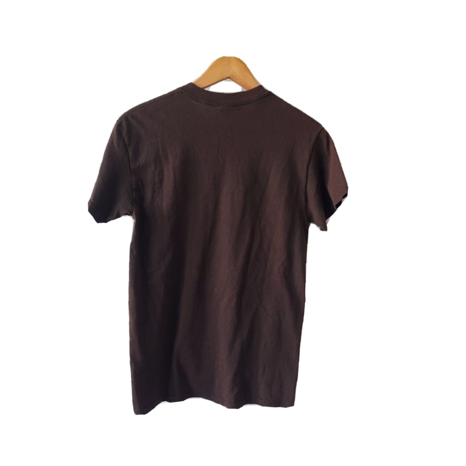 Gildan Gildan Heavy Cotton Graphic Tee Mens S Short Sleeve Brown Cotton Inspirational Size US 29 - 2 Thumbnail