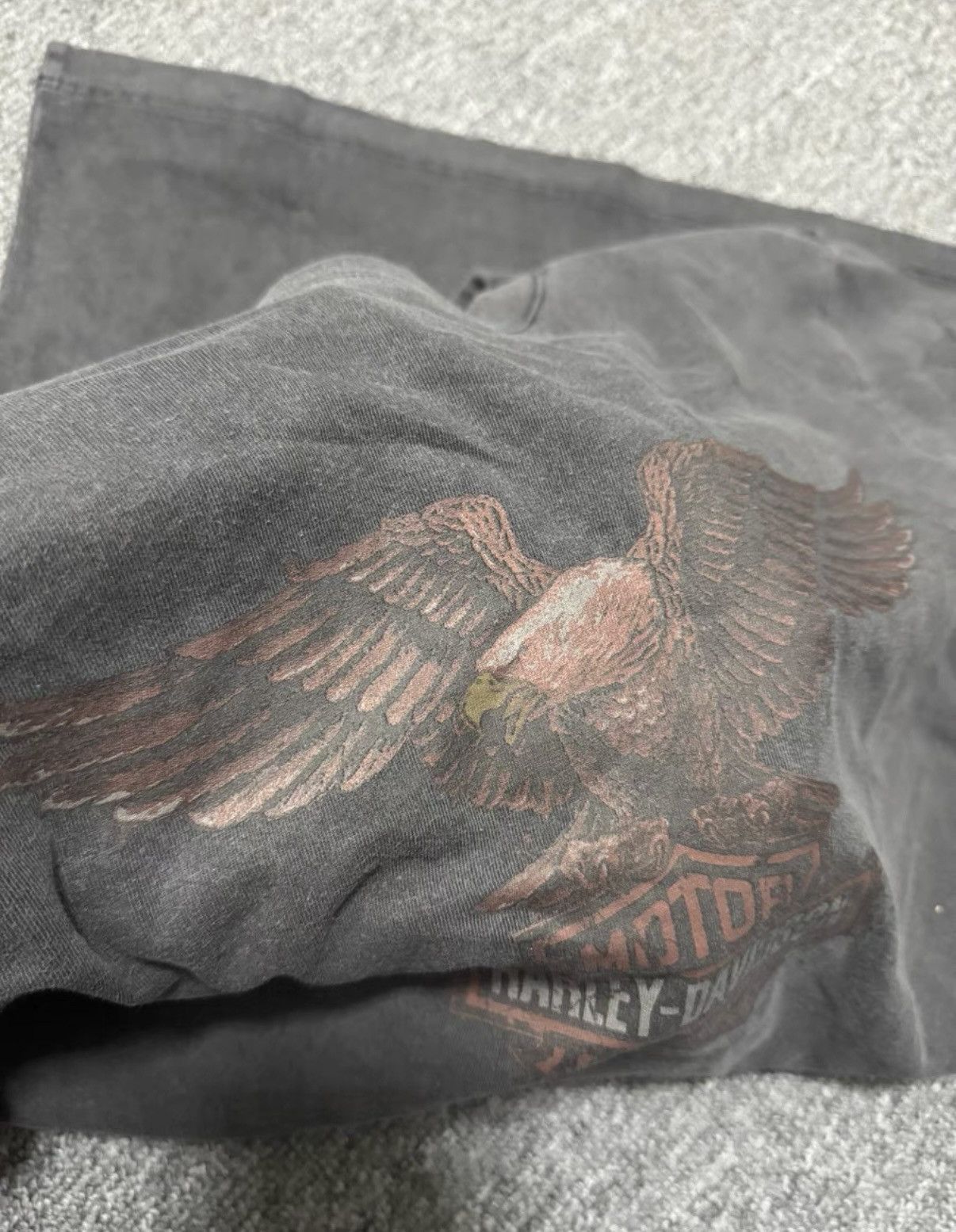 Harley Davidson Harley-Davidson Vintage Distressed Short Sleeve T-Shirt Size US XS / EU 42 / 0 - 7 Thumbnail