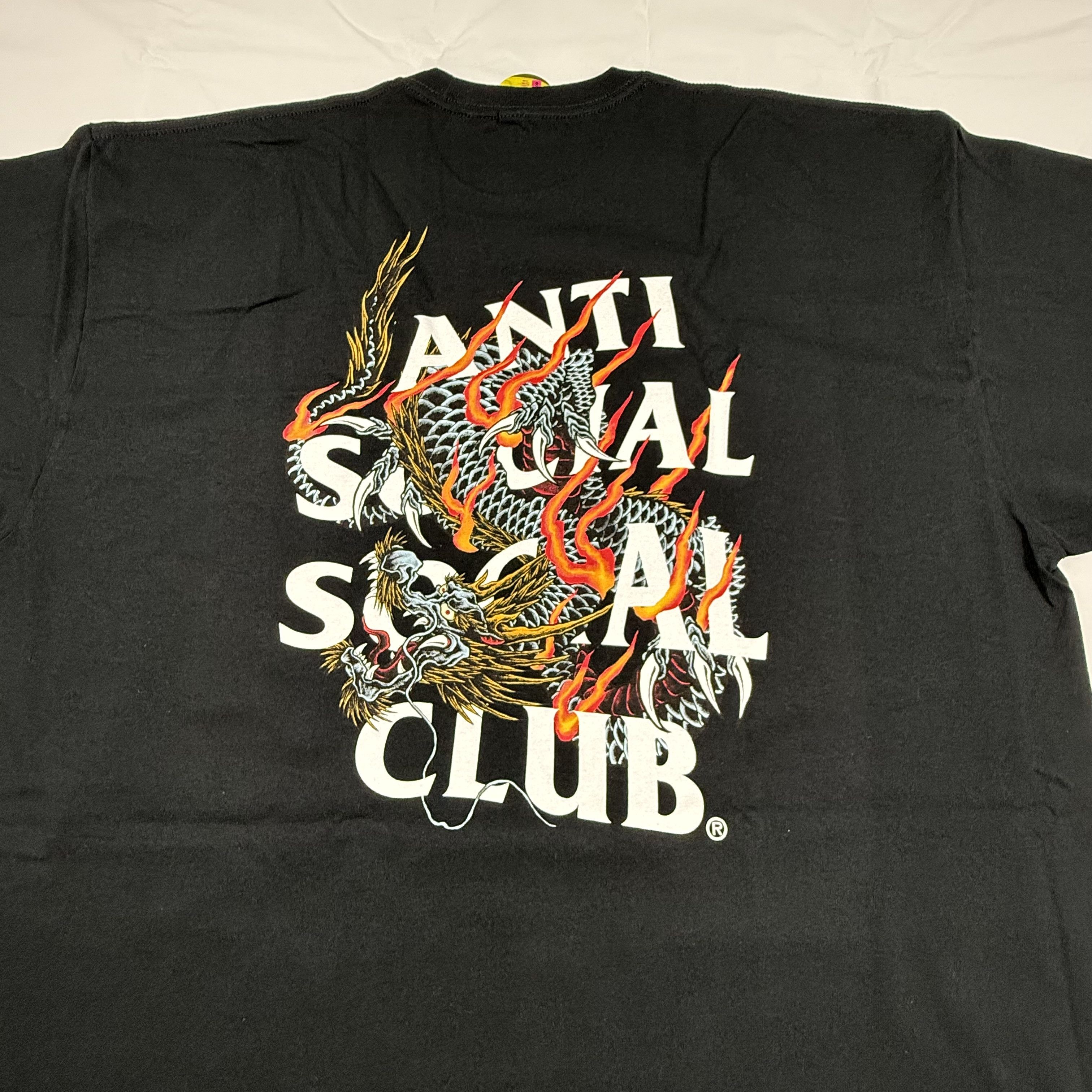 Anti Social Social Club Anti Social Social Club Chinese Dragon Tee Black Size US XXL / EU 58 / 5 - 2 Thumbnail