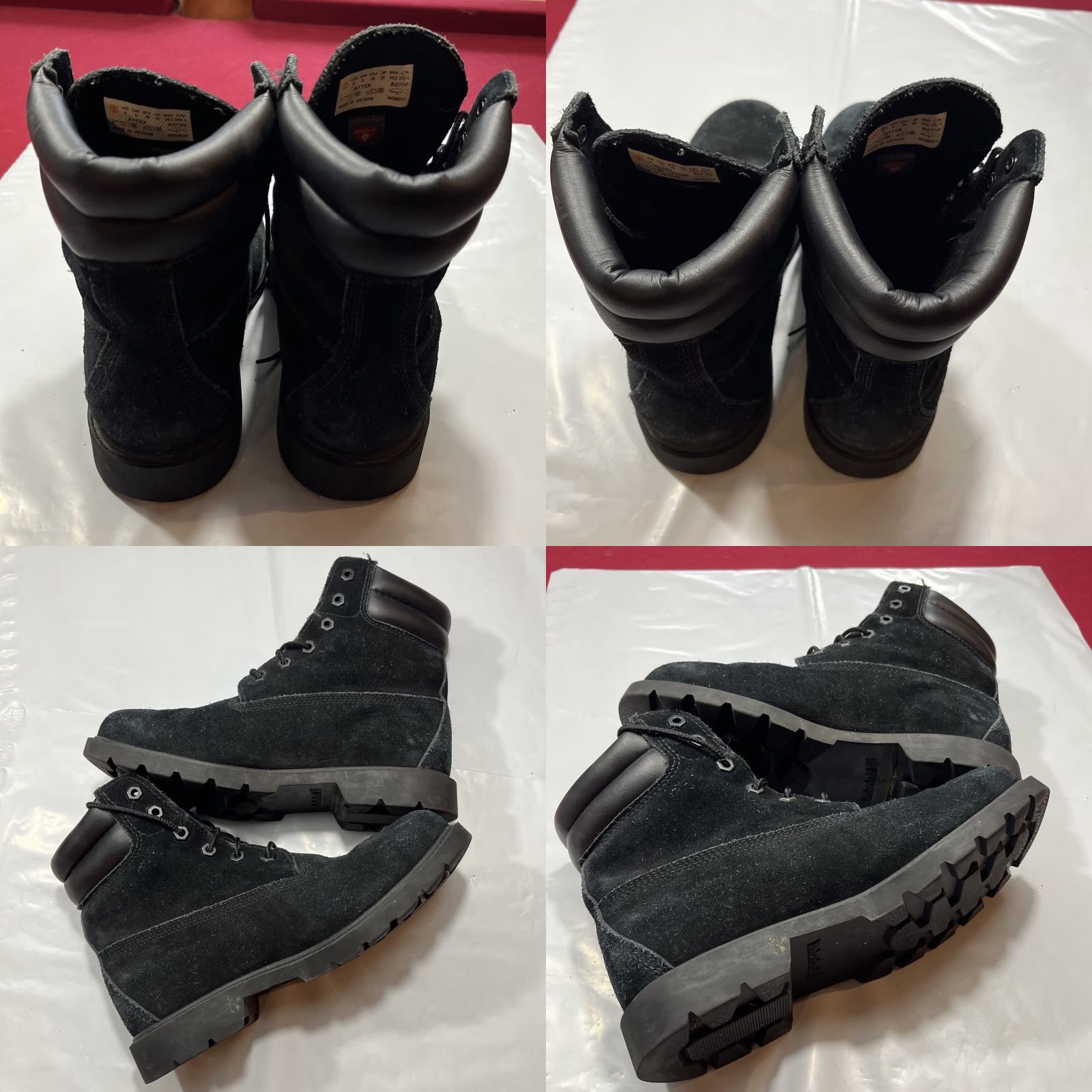 Timberland Timberland BLACK SUEDE ANKLE Boots Women’s 8 Waterproof 400 Gram Primaloft A2759 Size US 8 / IT 38 - 9 Thumbnail