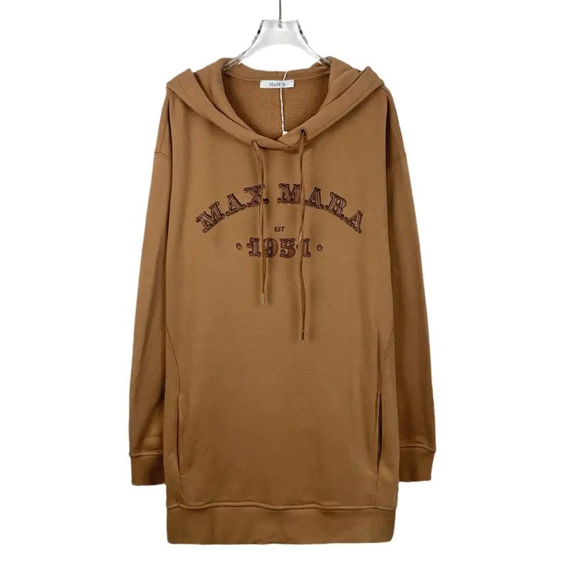 Max Mara MaxMara Brown Women's Hoodie 0089 Size M / US 6-8 / IT 42-44 - 1 Thumbnail