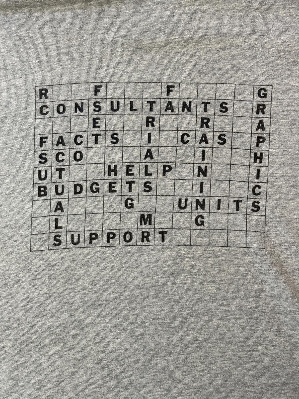 Hanes VTG Ohio Bell T-shirt Celic Handshake Crossword on Back XL Size US XL / EU 56 / 4 - 5 Thumbnail