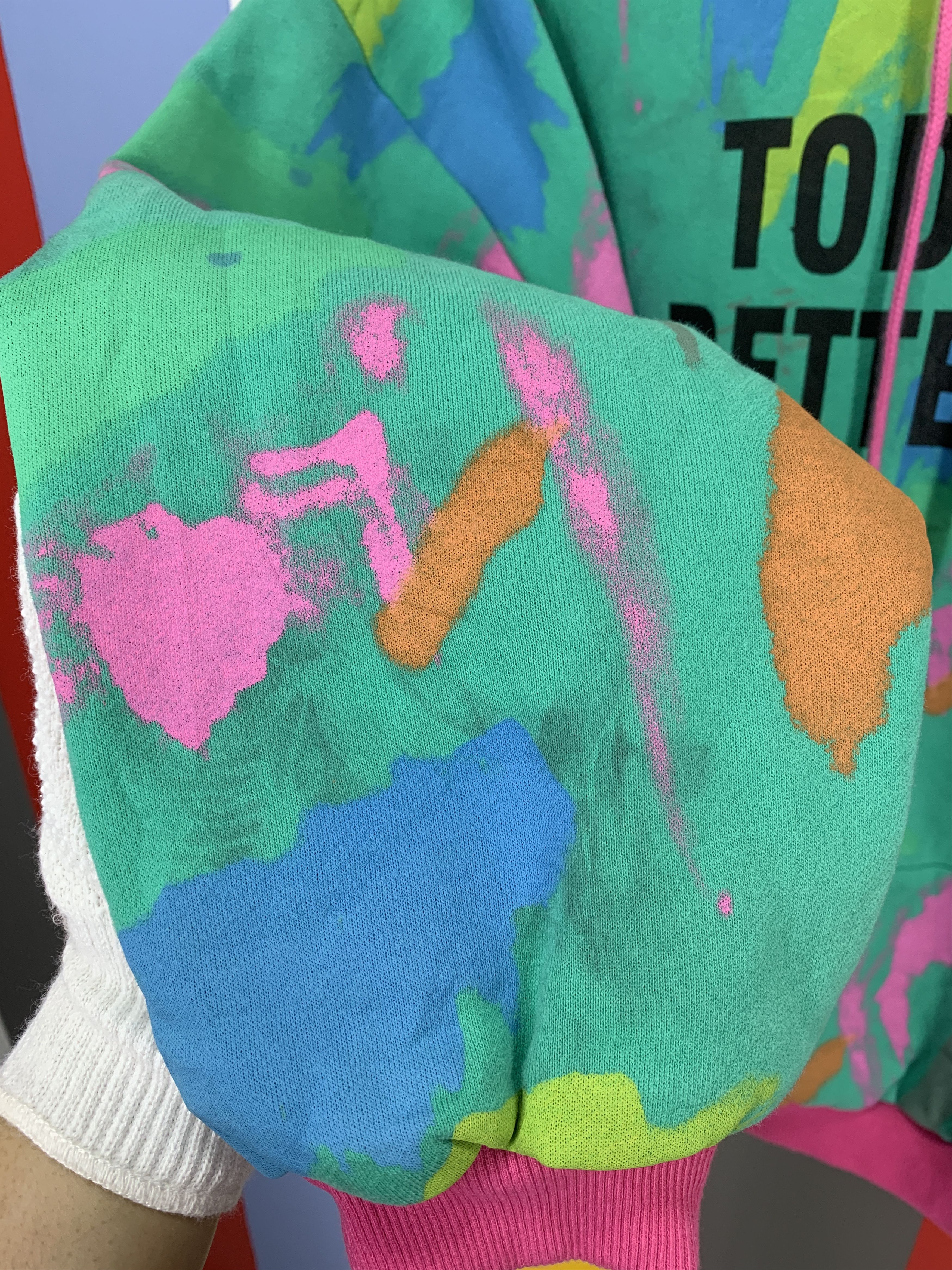 Other TODAY'S BETTERDAY Paint Art Hoodie #2240/21 Size US M / EU 48-50 / 2 - 9 Thumbnail