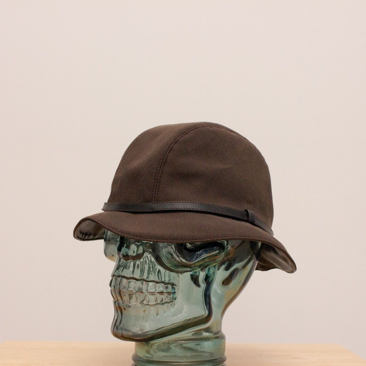 Prada 670$ Prada Natural Canvas Embroidered Logo Bucket Hat XL Size ONE SIZE - 4 Thumbnail