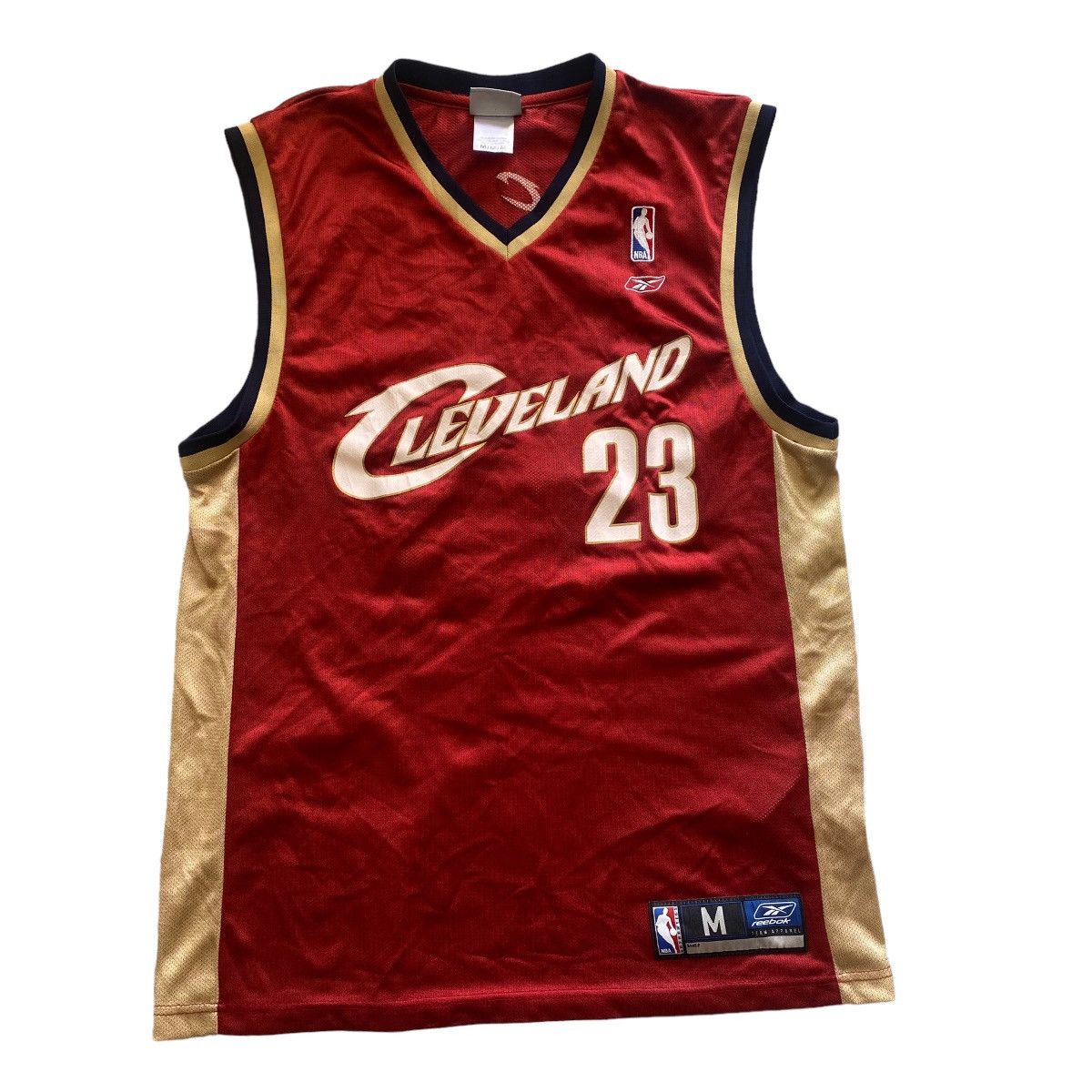 image of Nba Jersey Cleveland Lebron James Jersey 23 in Red, Men's (Size Medium)