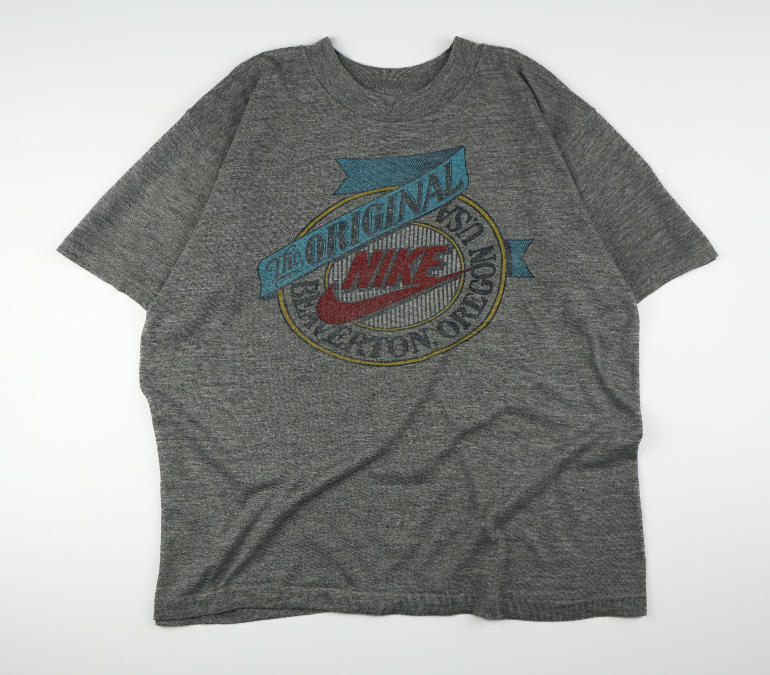 Nike × Vintage Vintage 1980s Nike Beaverton Oregon T-Shirt Size US M / EU 48-50 / 2 - 1 Thumbnail