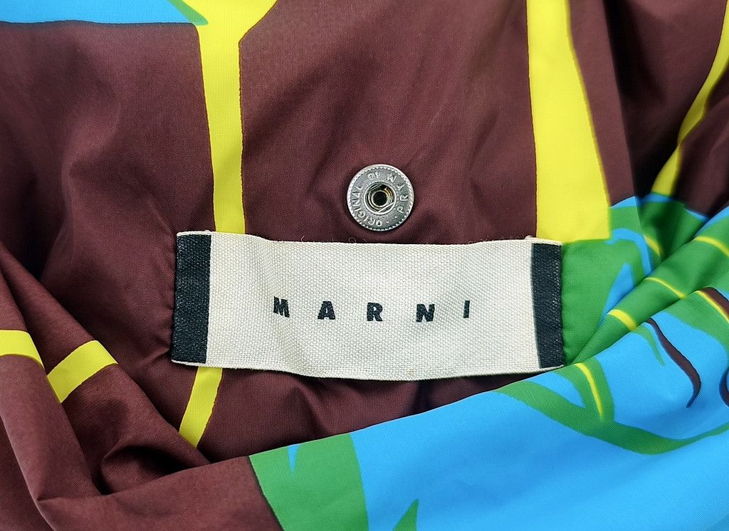 Marni MARNI reversible nylon floral drawstring backpack Size ONE SIZE - 2 Thumbnail