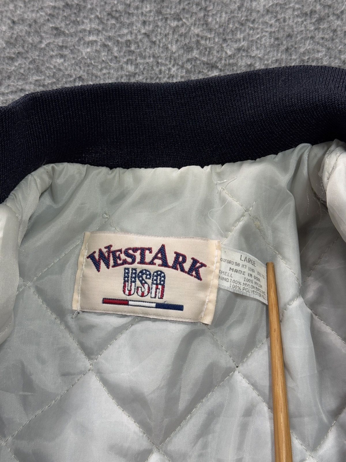 Vintage Vintage Baseball Bomber Jacket 90s made in USA workers quilt Size US L / EU 52-54 / 3 - 4 Thumbnail