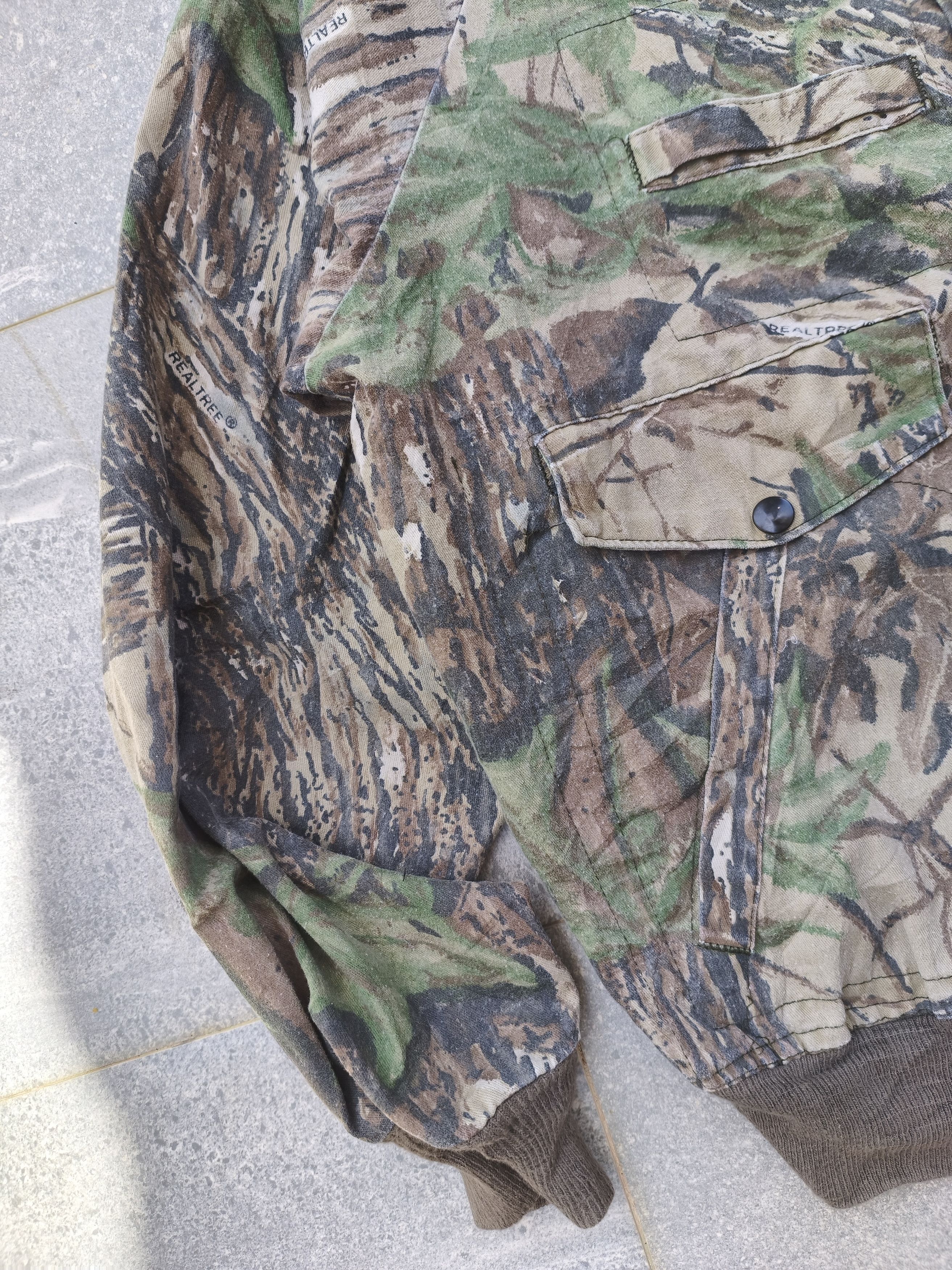 Realtree Vtg 80's Team Realtree Camo Bomber Jacket Size US M / EU 48-50 / 2 - 4 Thumbnail