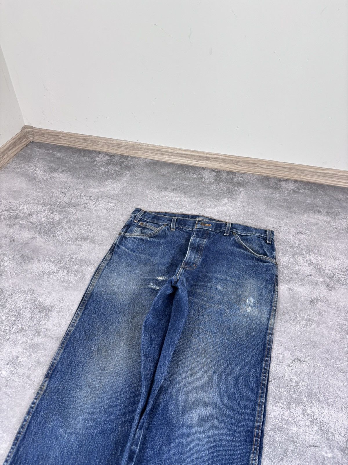 Dickies Vintage Dickies Work Faded Blue Denim Jeans 9393 RNB Size US 36 / EU 52 - 12 Thumbnail