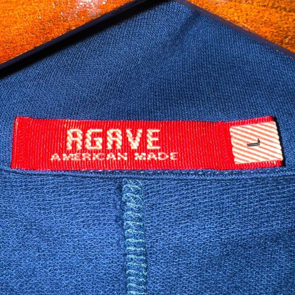 Agave Agave Astoria L/S Royal Blue Made in USA 1/4 Zip Sweatshirt Size US L / EU 52-54 / 3 - 2 Thumbnail