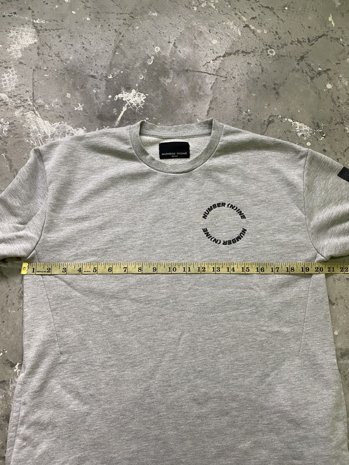 Number (N)ine Number NINE Denim Pocket Pullover Sweatshirt Size US M / EU 48-50 / 2 - 13 Thumbnail