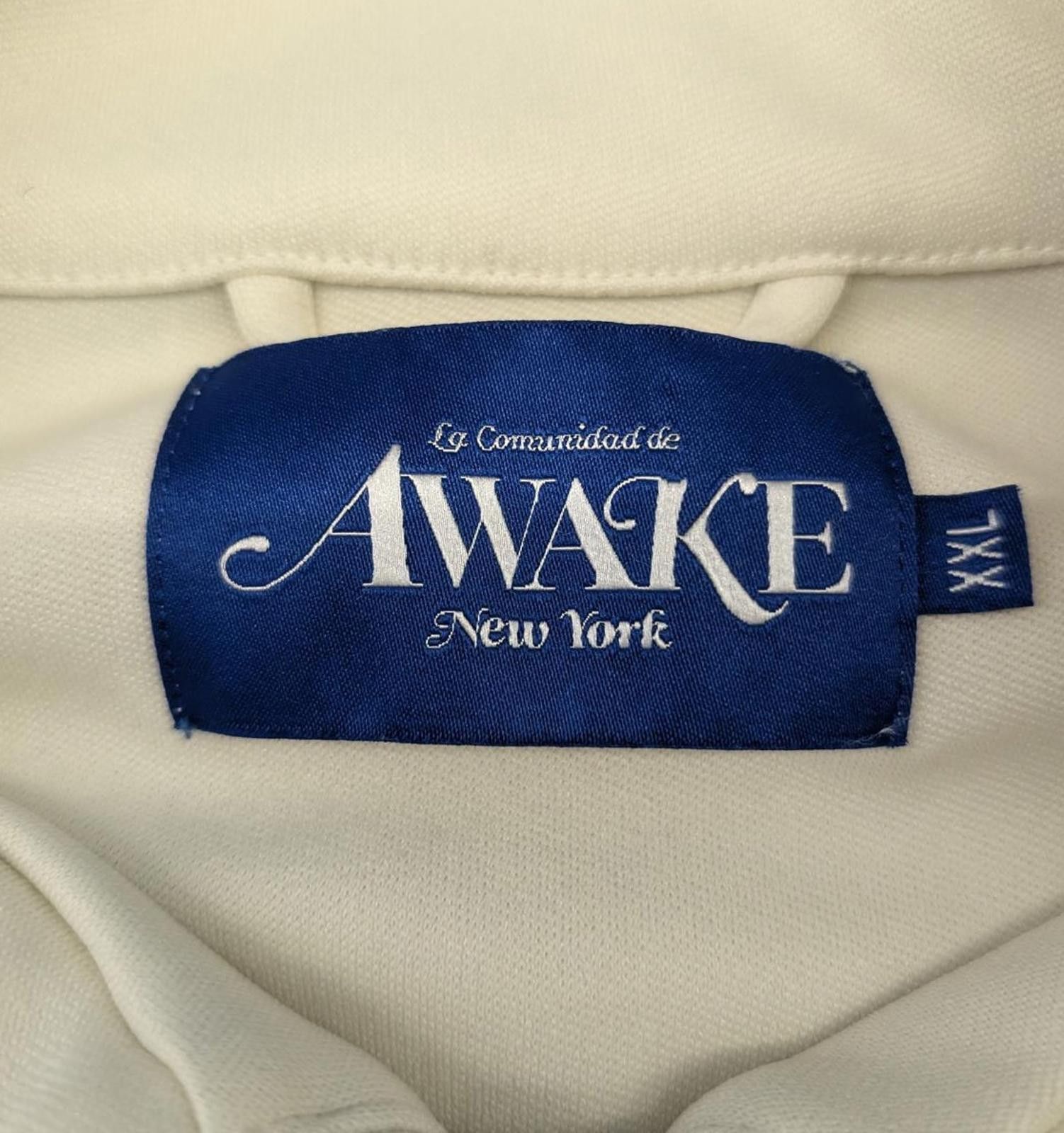 Awake NY Awake New York Cream and Green Track Jacket Size US XXL / EU 58 / 5 - 3 Thumbnail