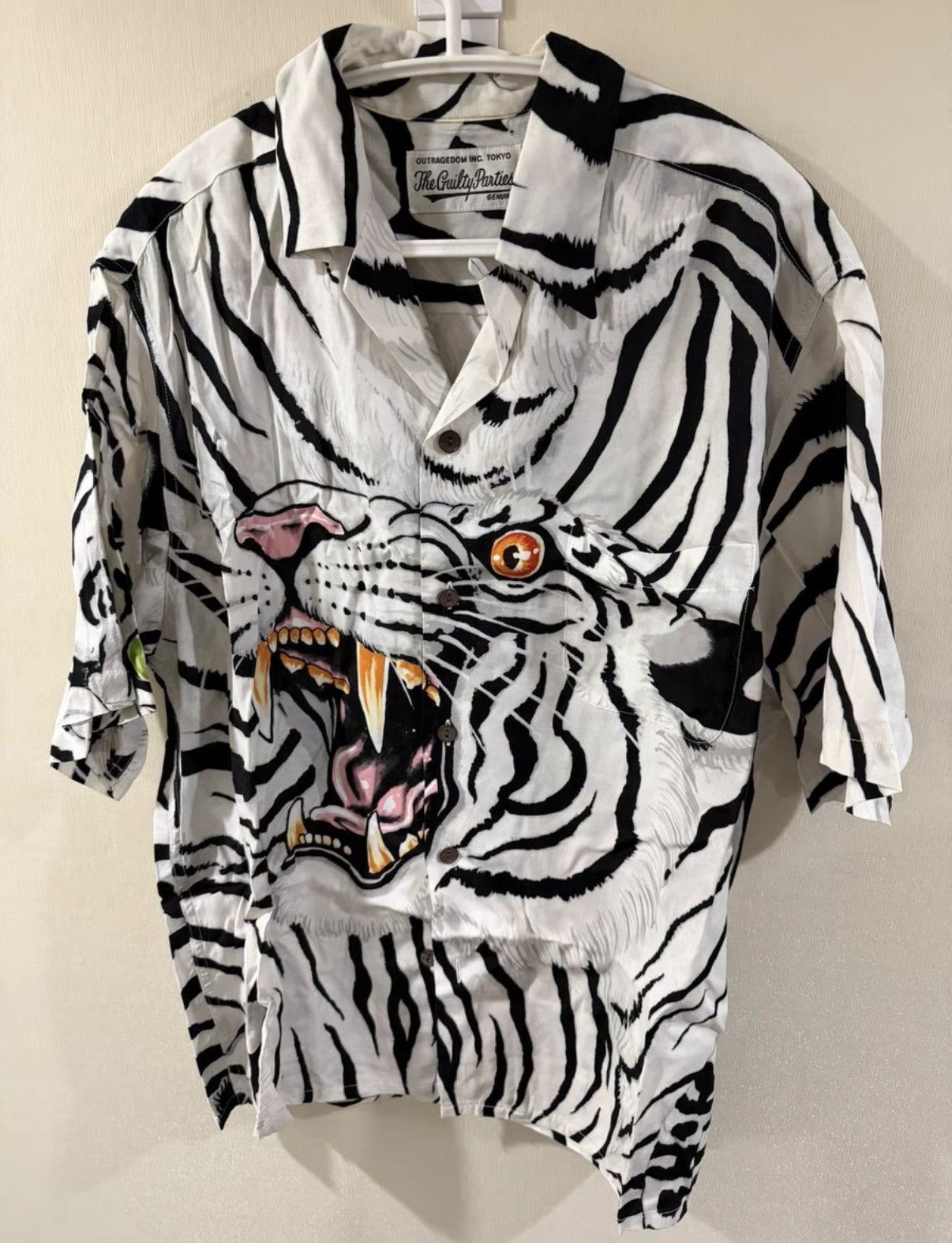 WACKO MARIA Hundred Tigers Short Sleeve Shirt