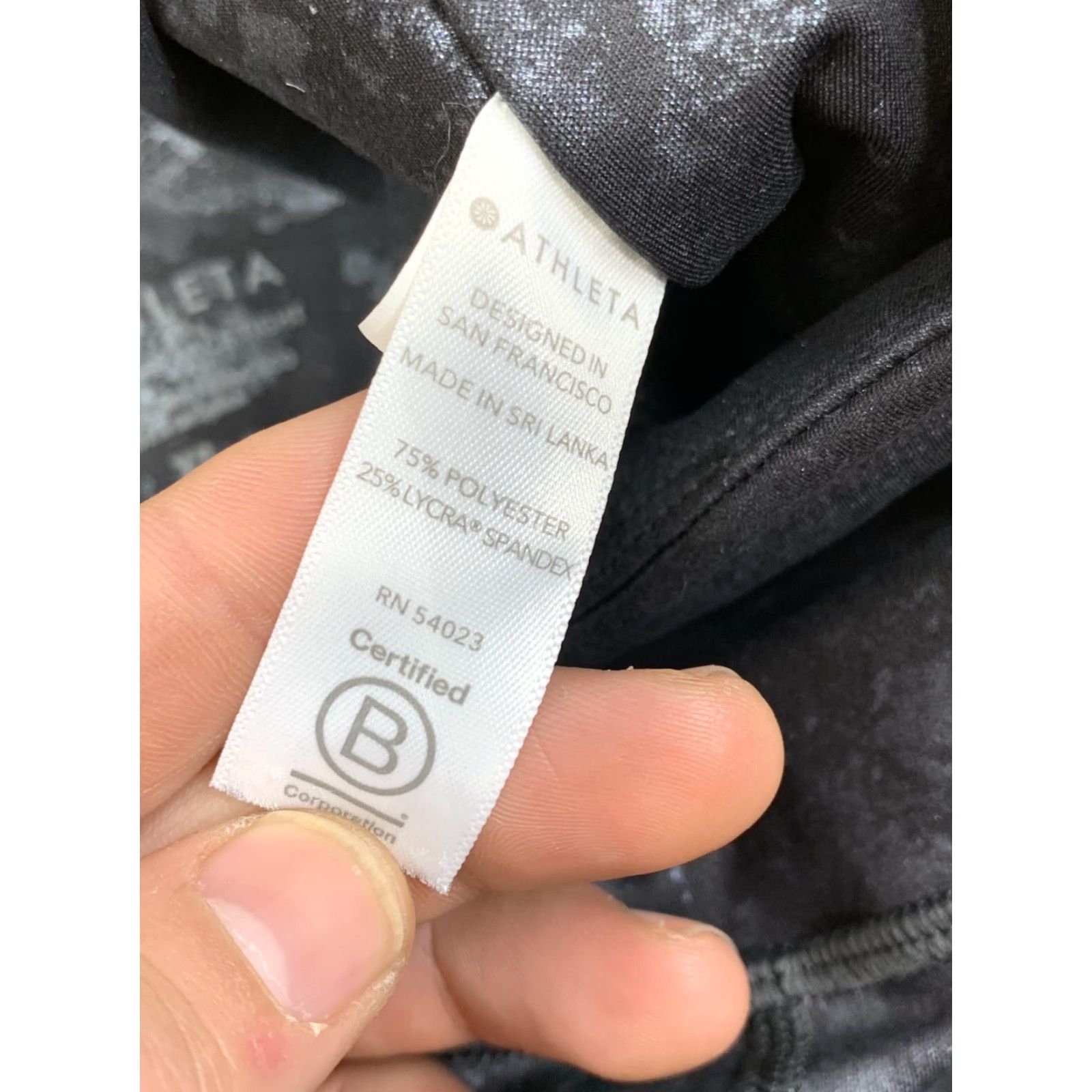 Athleta Athleta Leggings Womens XS Black Lace Capri Casual Activewear #7601 Size ONE SIZE - 4 Thumbnail