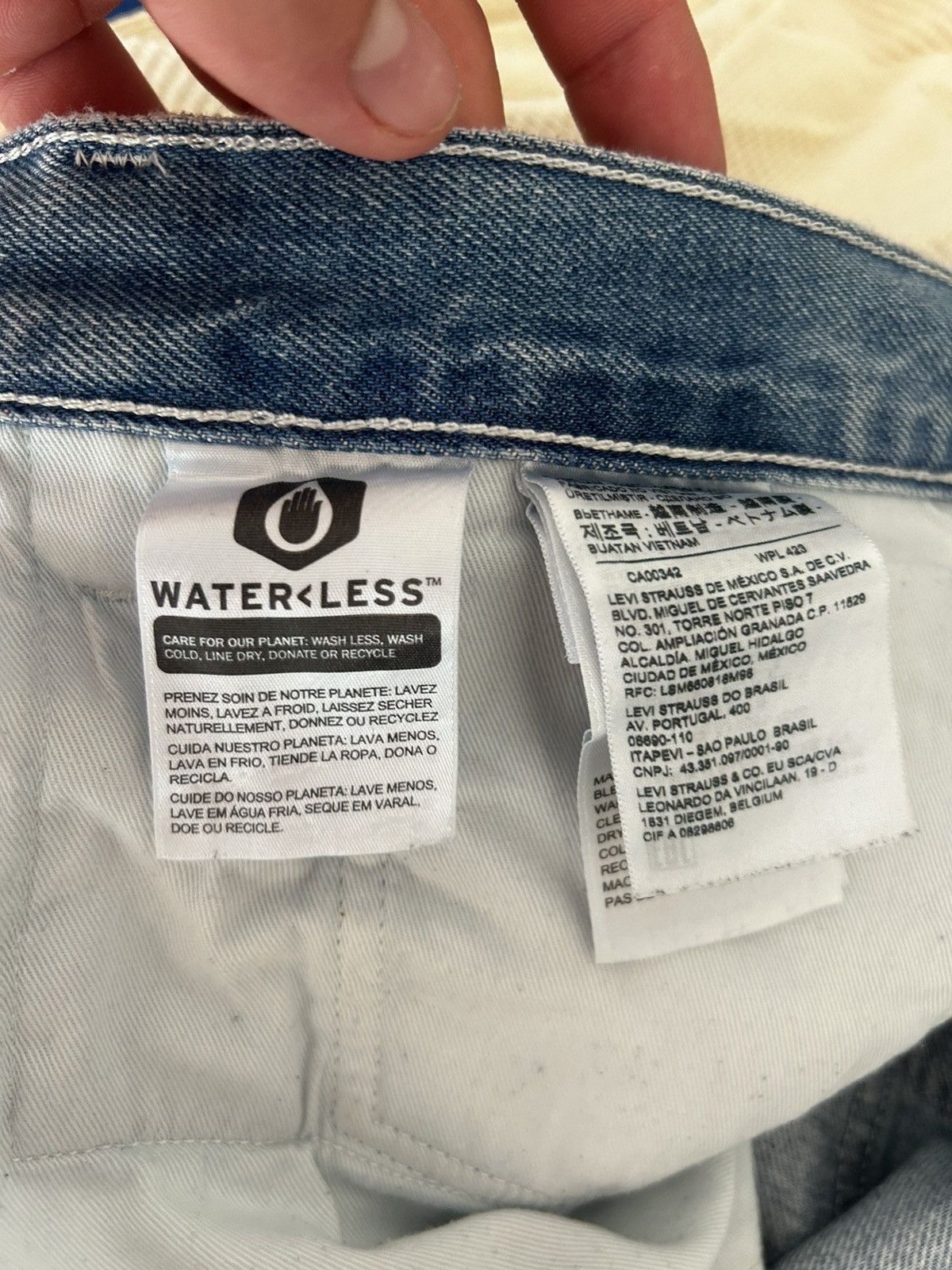 Levi's Levi’s Light Wash Wide Fit Carpenter Denim Jeans Size US 34 / EU 50 - 5 Thumbnail