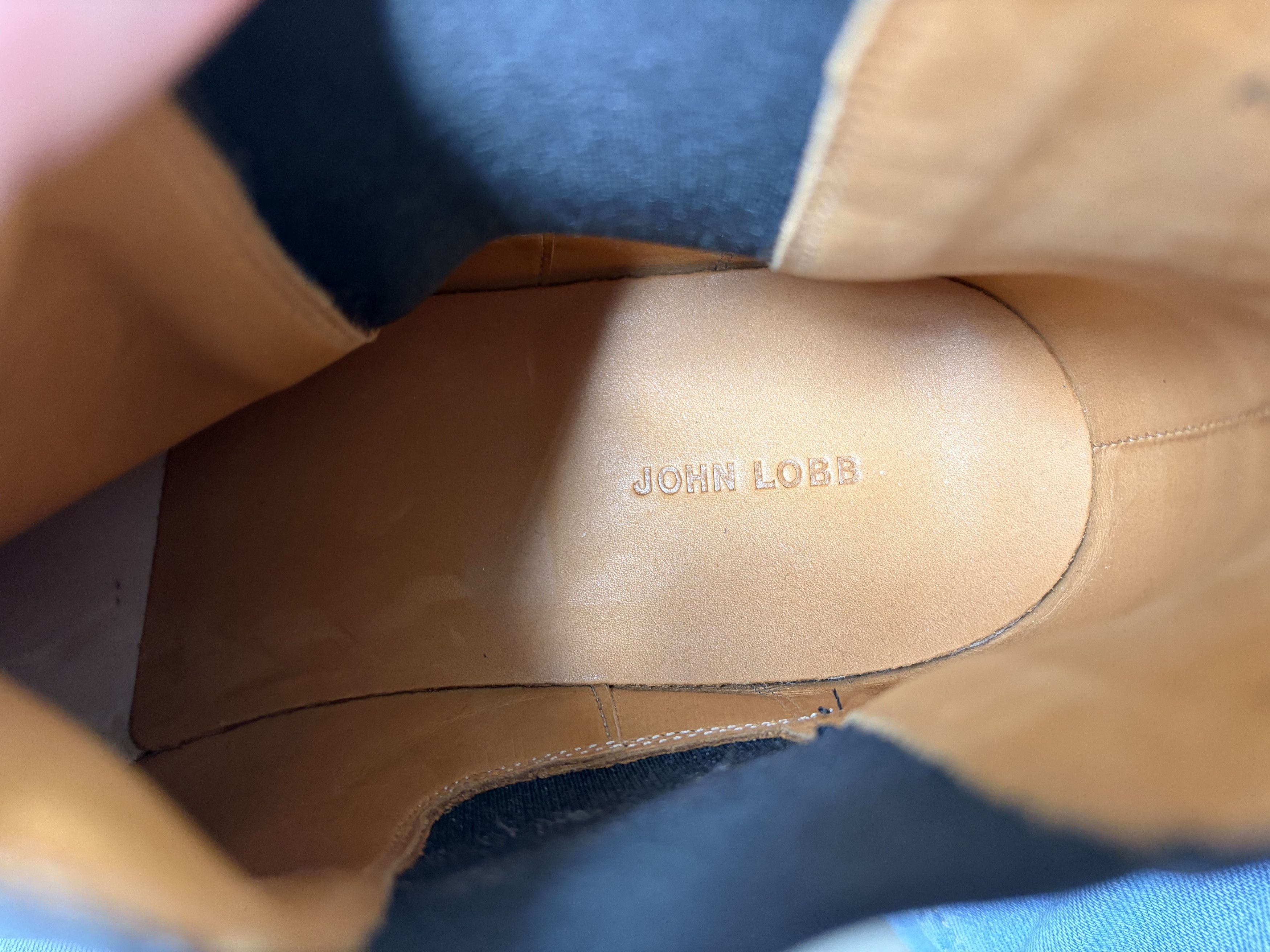 John Lobb [NO US TAX] New John Lobb museum calf Chelsea boots, UK9 Size US 10 / EU 43 - 8 Thumbnail