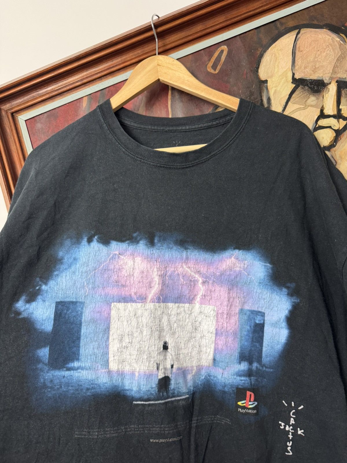 Cactus Jack PlayStation Travis Scott Tee Streetwear Rap