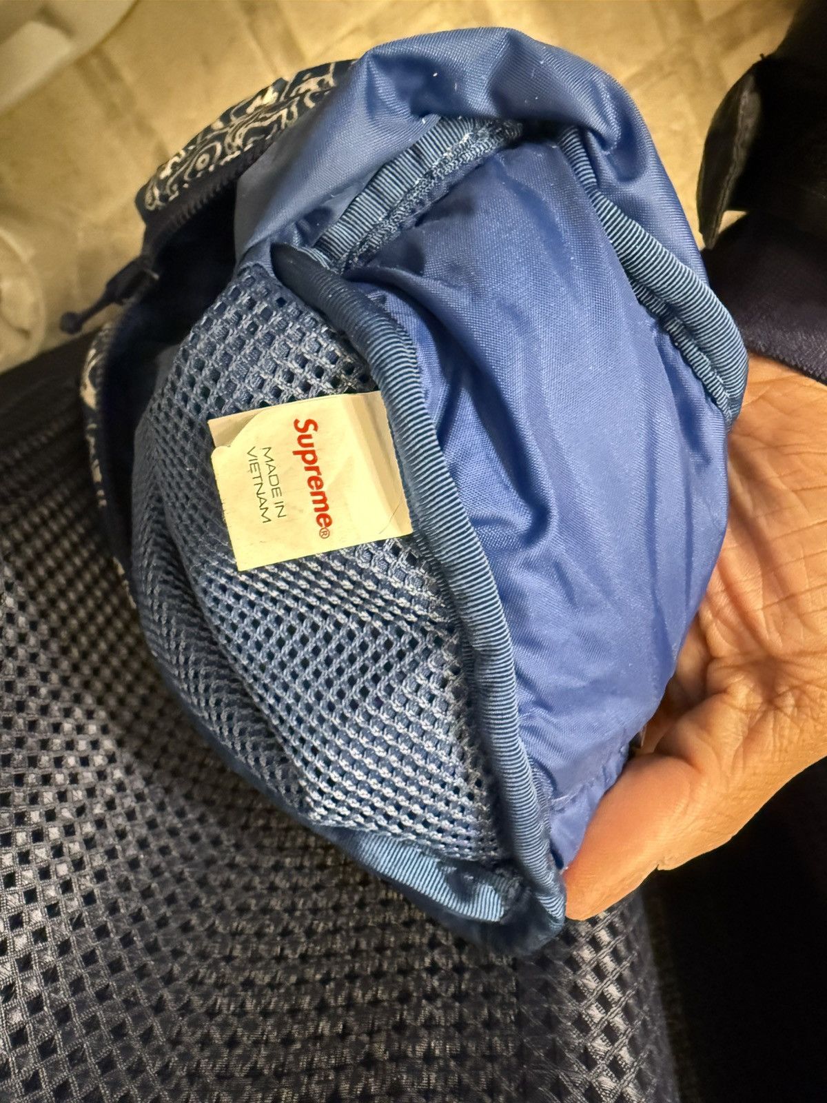 Supreme Supreme FW22 Paisley Puffer Side Bag Size ONE SIZE - 11 Thumbnail