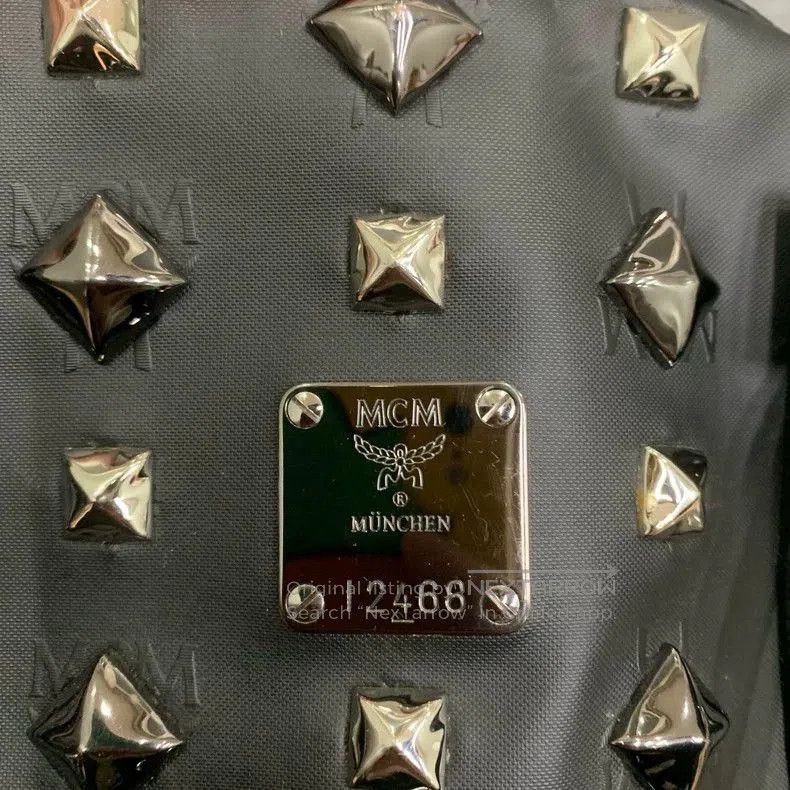MCM MCM Black Studded Travel Handbag Crossbody. Size ONE SIZE - 6 Thumbnail