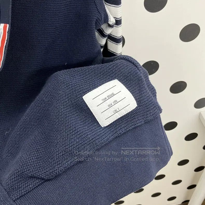Thom Browne Thom Browne Dark Blue Open Cardigan Jacket Size US L / EU 52-54 / 3 - 5 Thumbnail