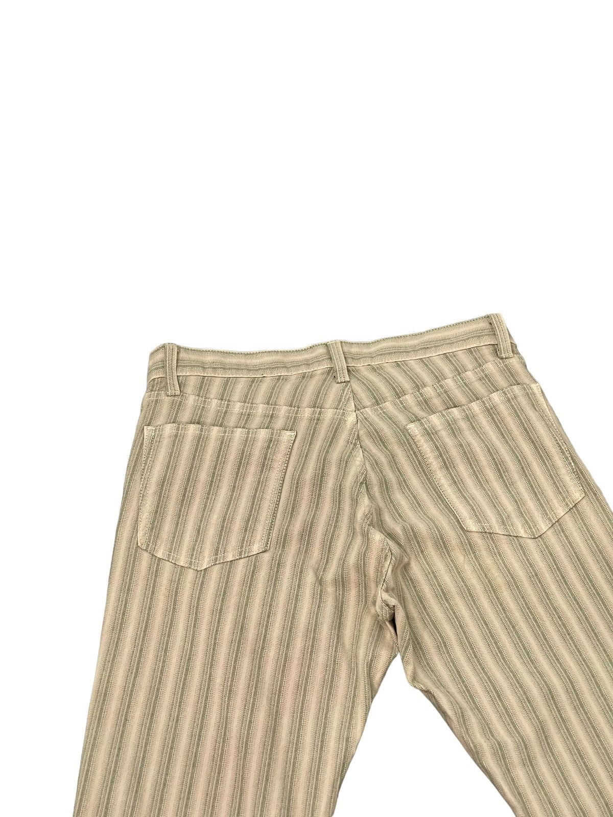 Japanese Brand Flare Jeans Blue Way Japan Striped Stretch Boot Cut 7🟦3 Size US 30 / EU 46 - 18 Thumbnail