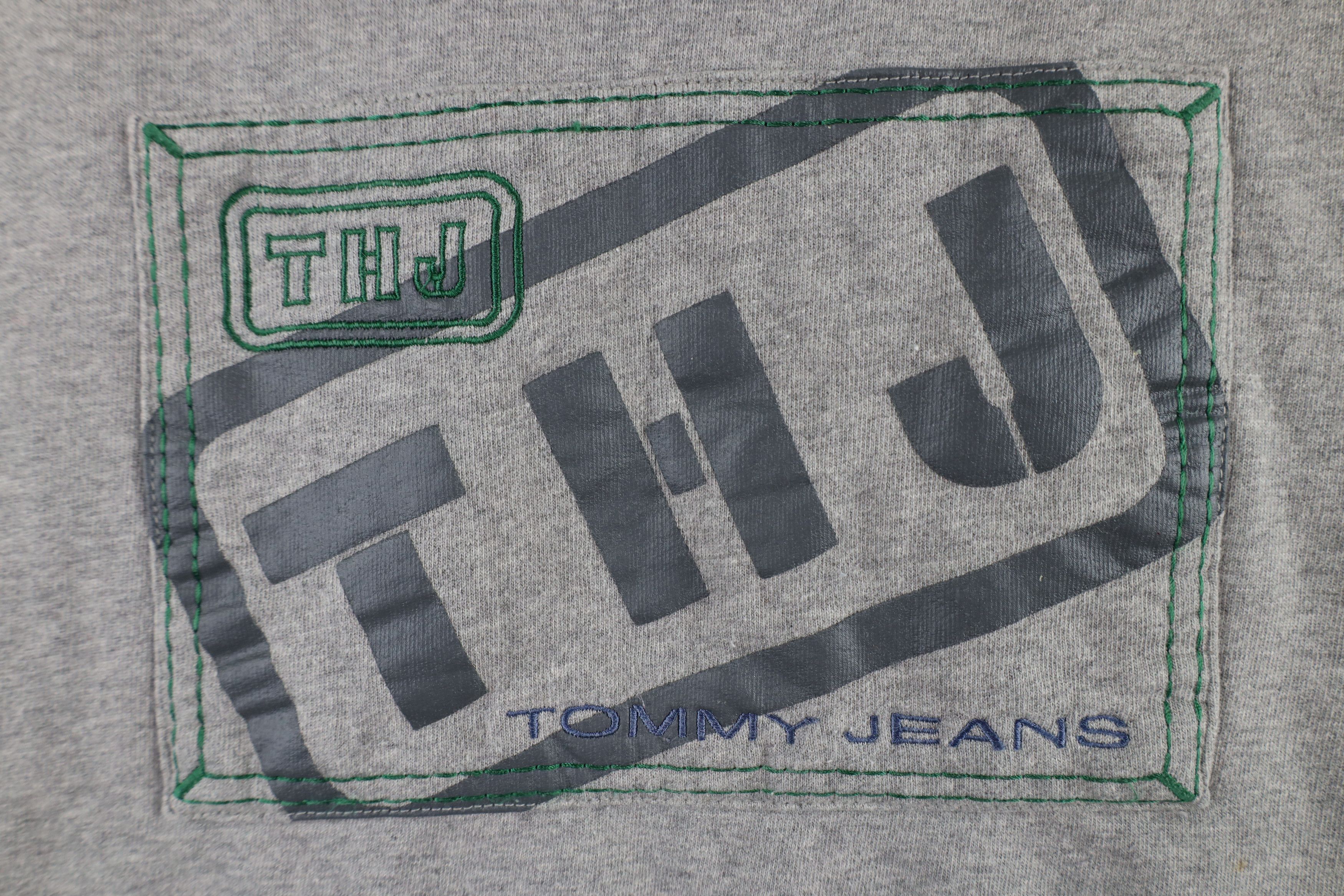 Tommy Hilfiger × Vintage Vintage 90s Tommy Hilfiger Logo Sleeveless Hoodie Sweatshirt Size US S / EU 44-46 / 1 - 4 Thumbnail