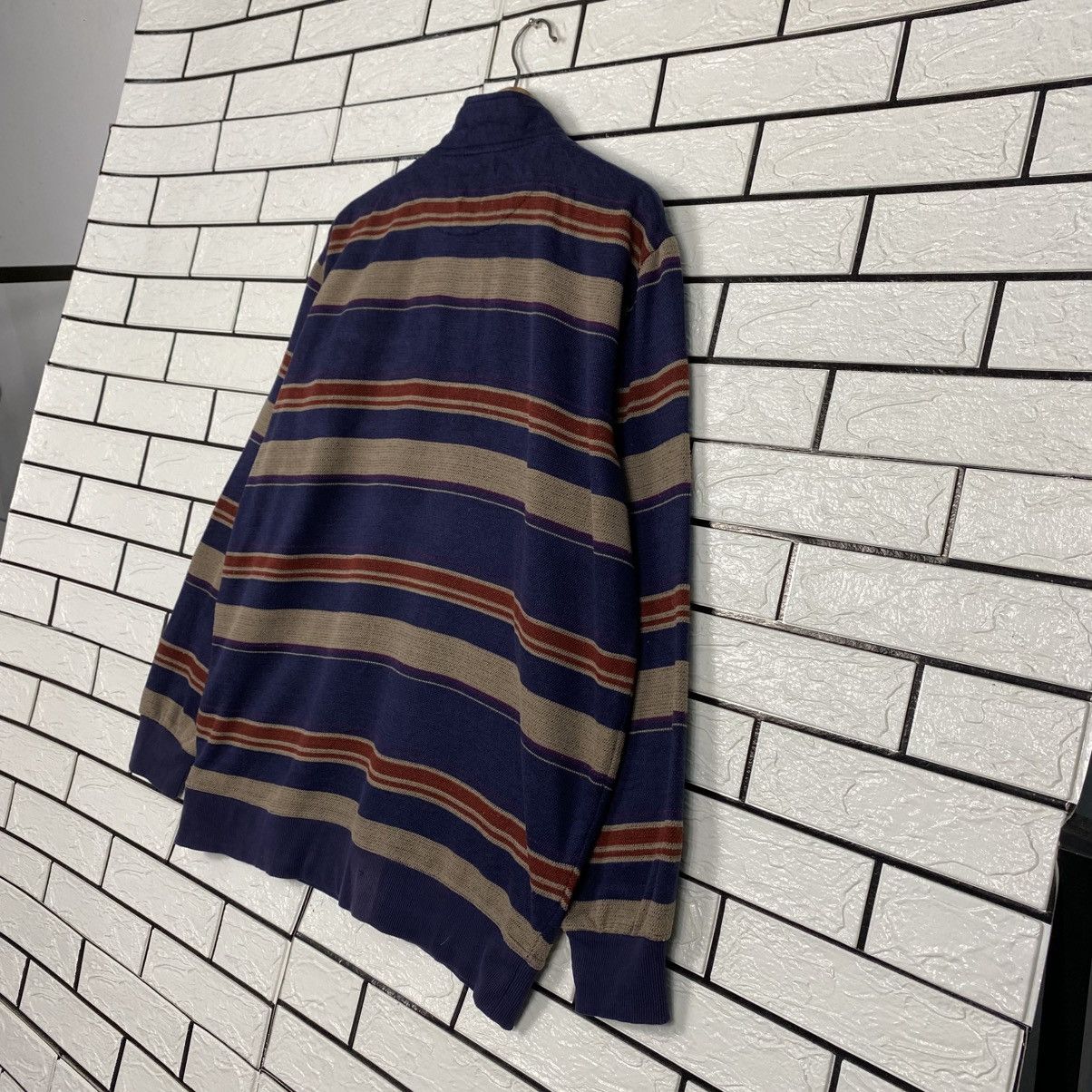 Japanese Brand Vintage Sweatshirt Striped Nicole Morrison Issey Miyake Size US L / EU 52-54 / 3 - 11 Thumbnail