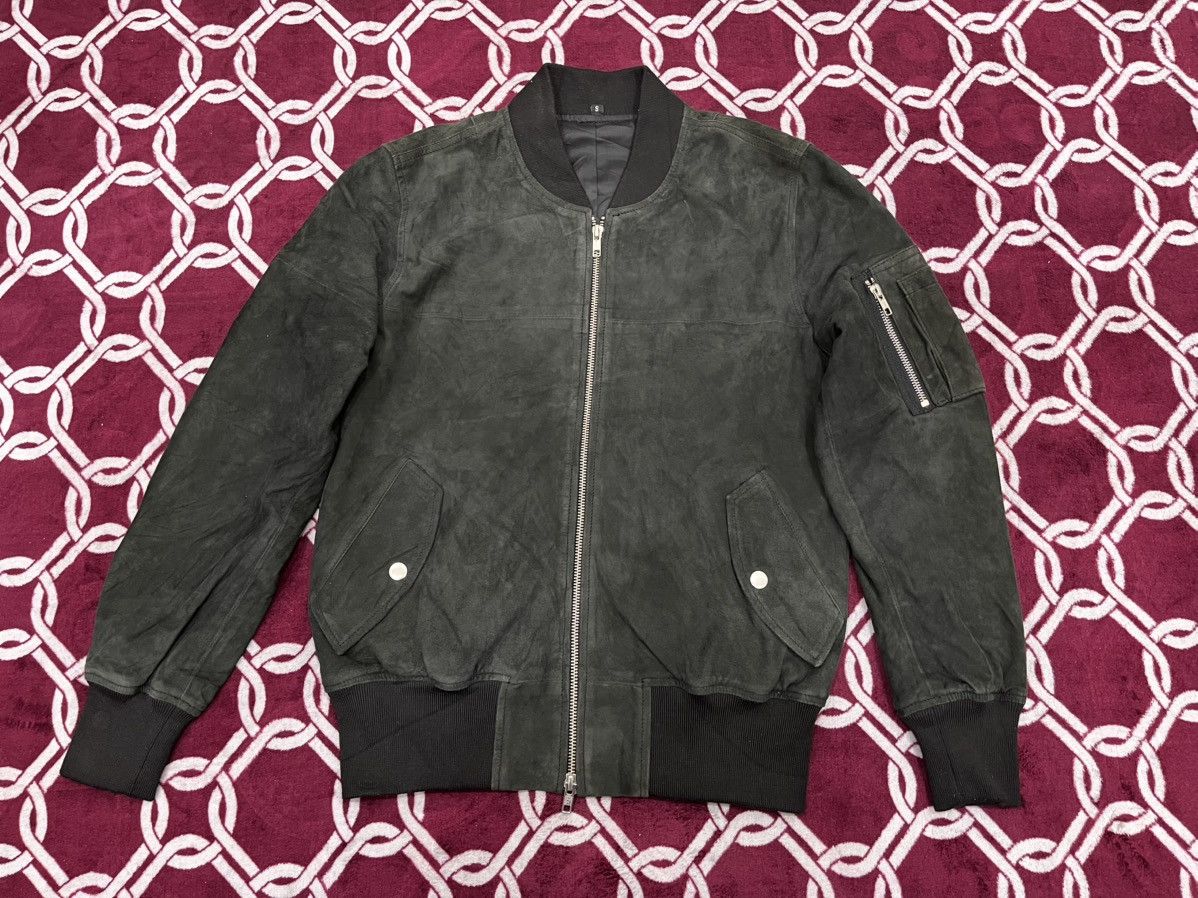 Le Grande Bleu (L.G.B.) Unknown Japanese Brand Goat Leather Jacket Size US S / EU 44-46 / 1 - 1 Thumbnail