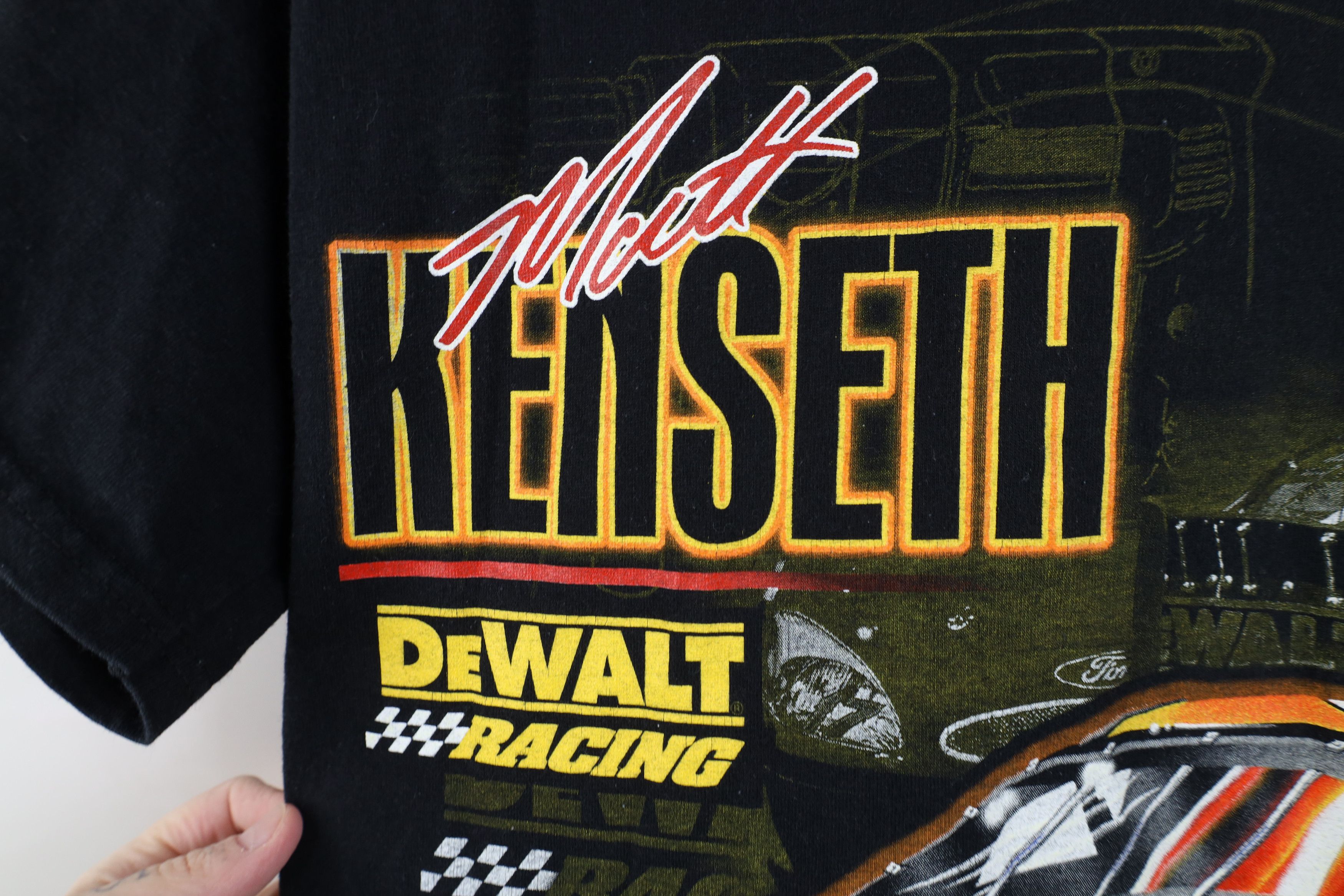 Vintage Vintage Y2K 2001 NASCAR Matt Kenseth DeWalt Racing T-Shirt Size US M / EU 48-50 / 2 - 5 Thumbnail