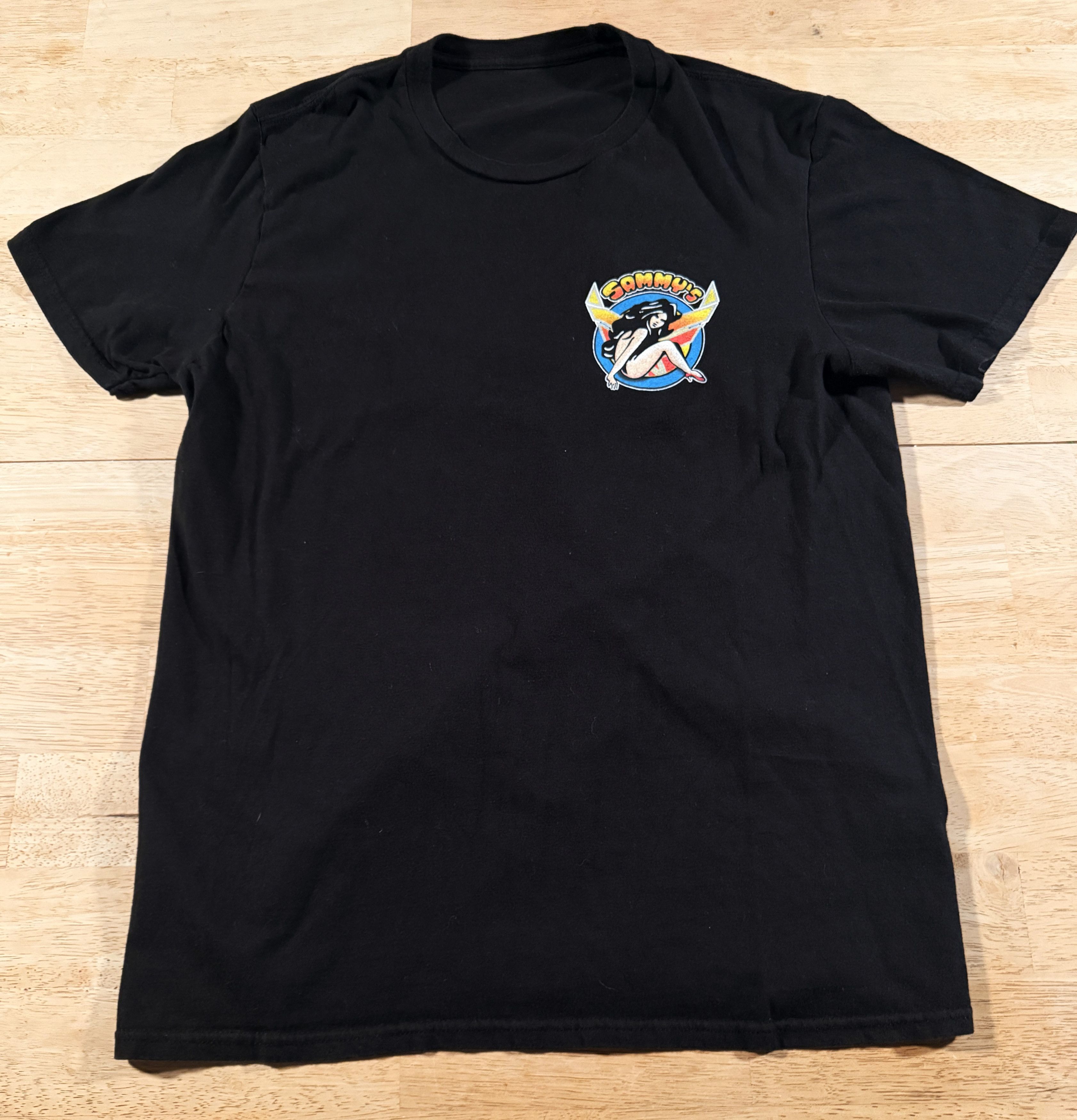 Vintage Sammys Strip Club US Air Force L Vintage Shirt Rare 1 of 1 Size US L / EU 52-54 / 3 - 3 Thumbnail