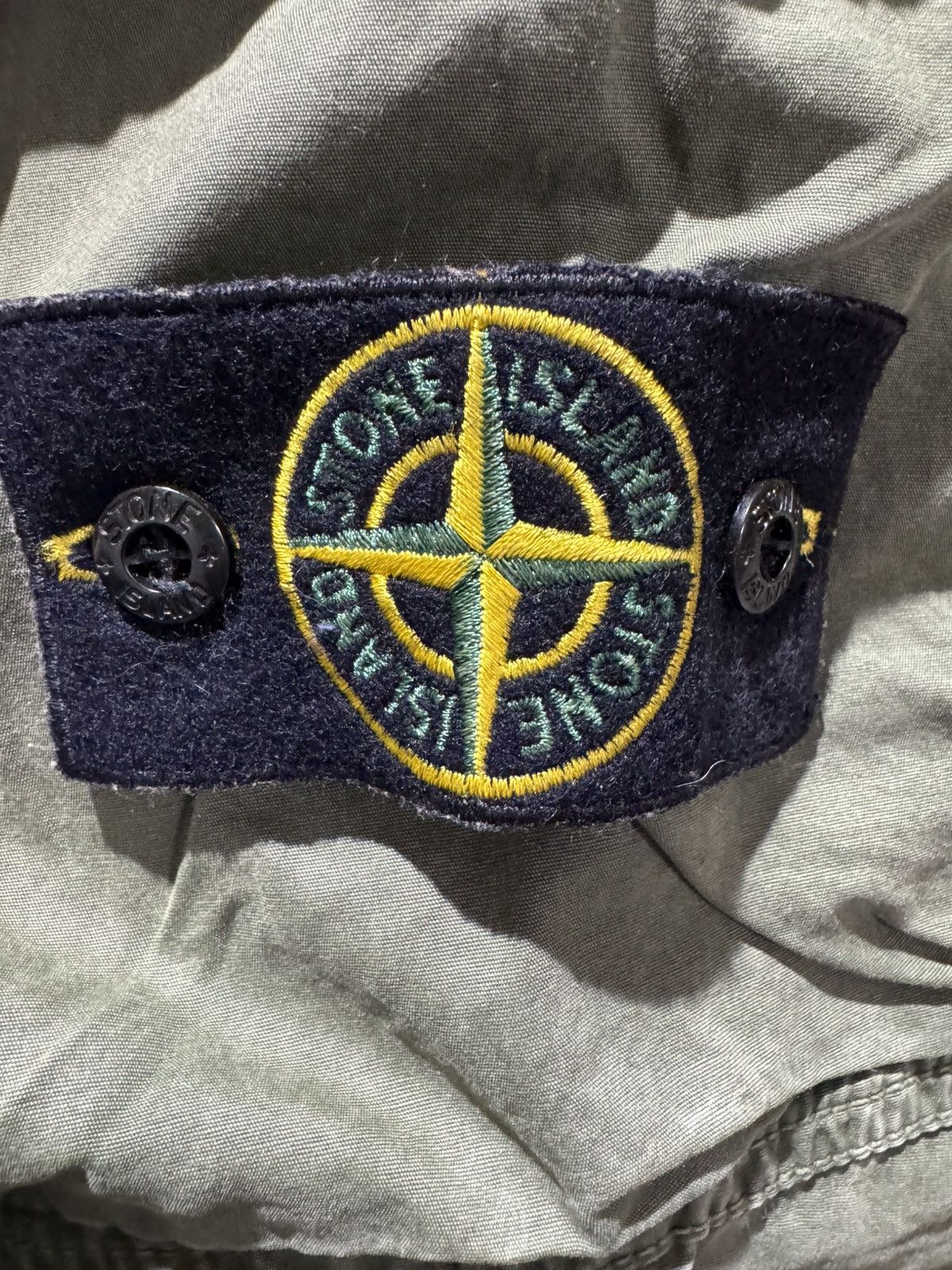 Stone Island Stone Island Skinny Slim Fit Cargo Pants Olive Green Black Size US 30 / EU 46 - 2 Thumbnail