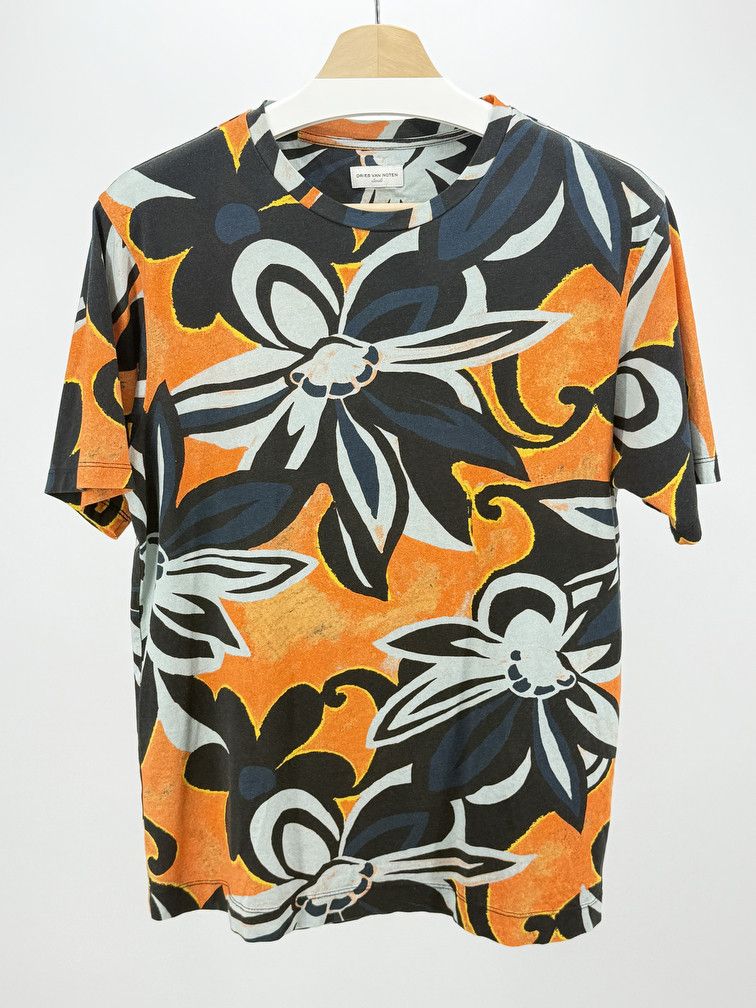 Dries Van Noten SS20 Floral T-Shirt Size US S / EU 44-46 / 1 - 1 Thumbnail