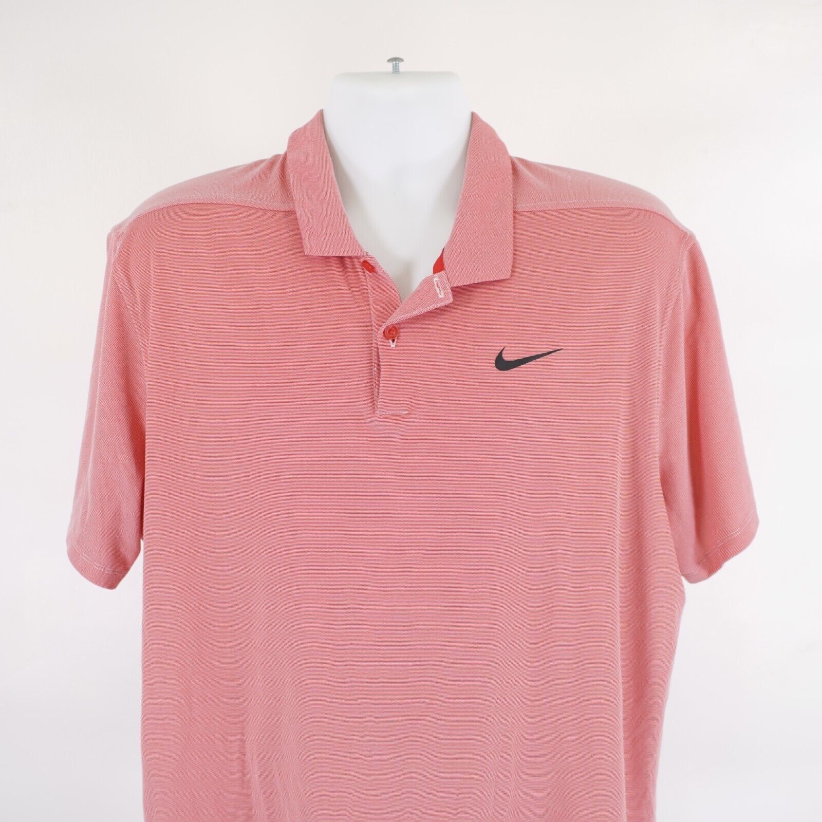 Nike Nike Dri-Fit Standard Fit Pink Sharksin XL Collared Polo Shi Size US XL / EU 56 / 4 - 1 Thumbnail