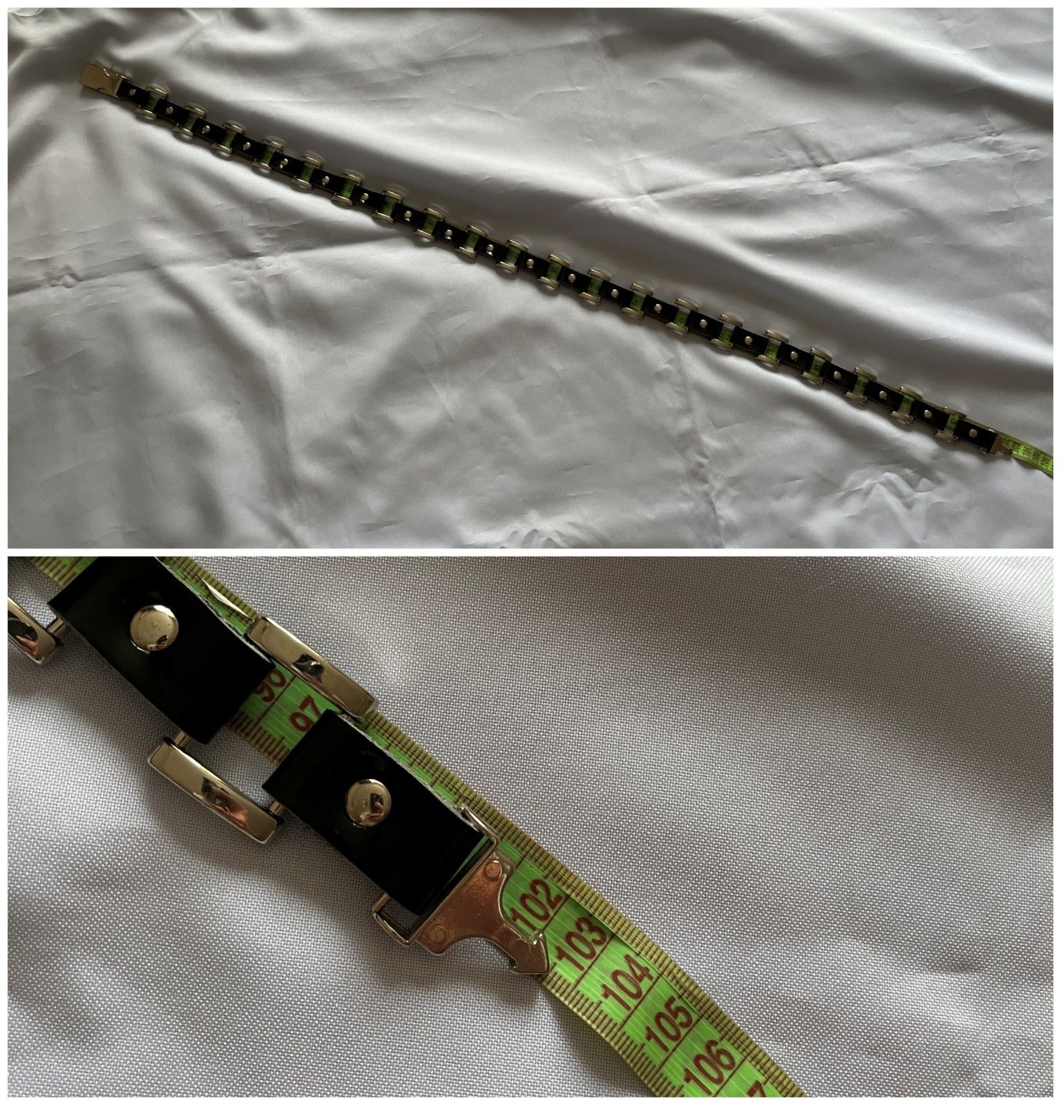 Other Avant Garde Polished Leather Rock Metal Belt Punk Crust Size ONE SIZE - 16 Thumbnail
