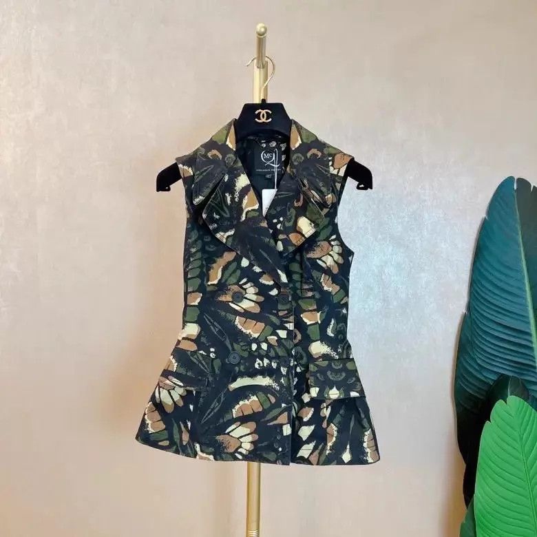 Alexander McQueen Alexander McQueen Printed Sleeveless Top 40 Size S / US 4 / IT 40 - 2 Thumbnail