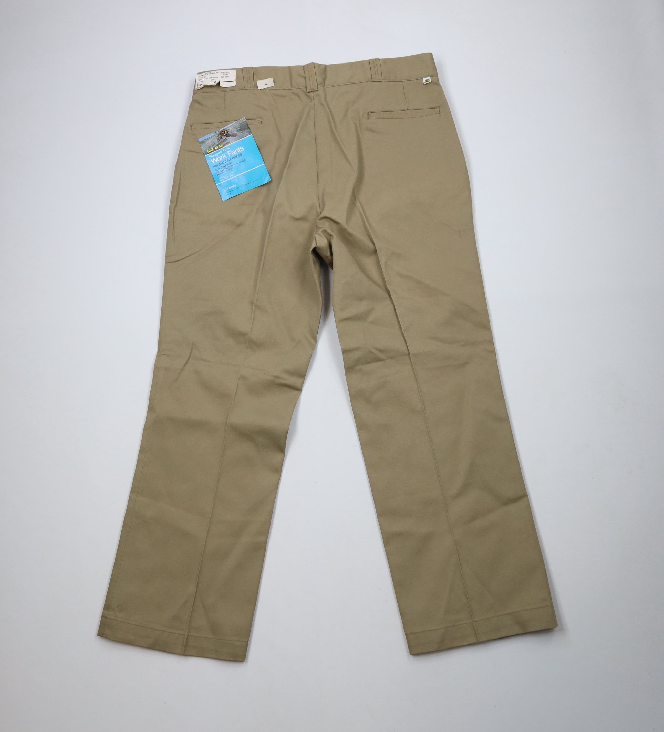 Big Mac × Vintage Deadstock Vintage 70s Big Mac Twill Wide Leg Work Pants USA Size US 40 / EU 56 - 8 Thumbnail
