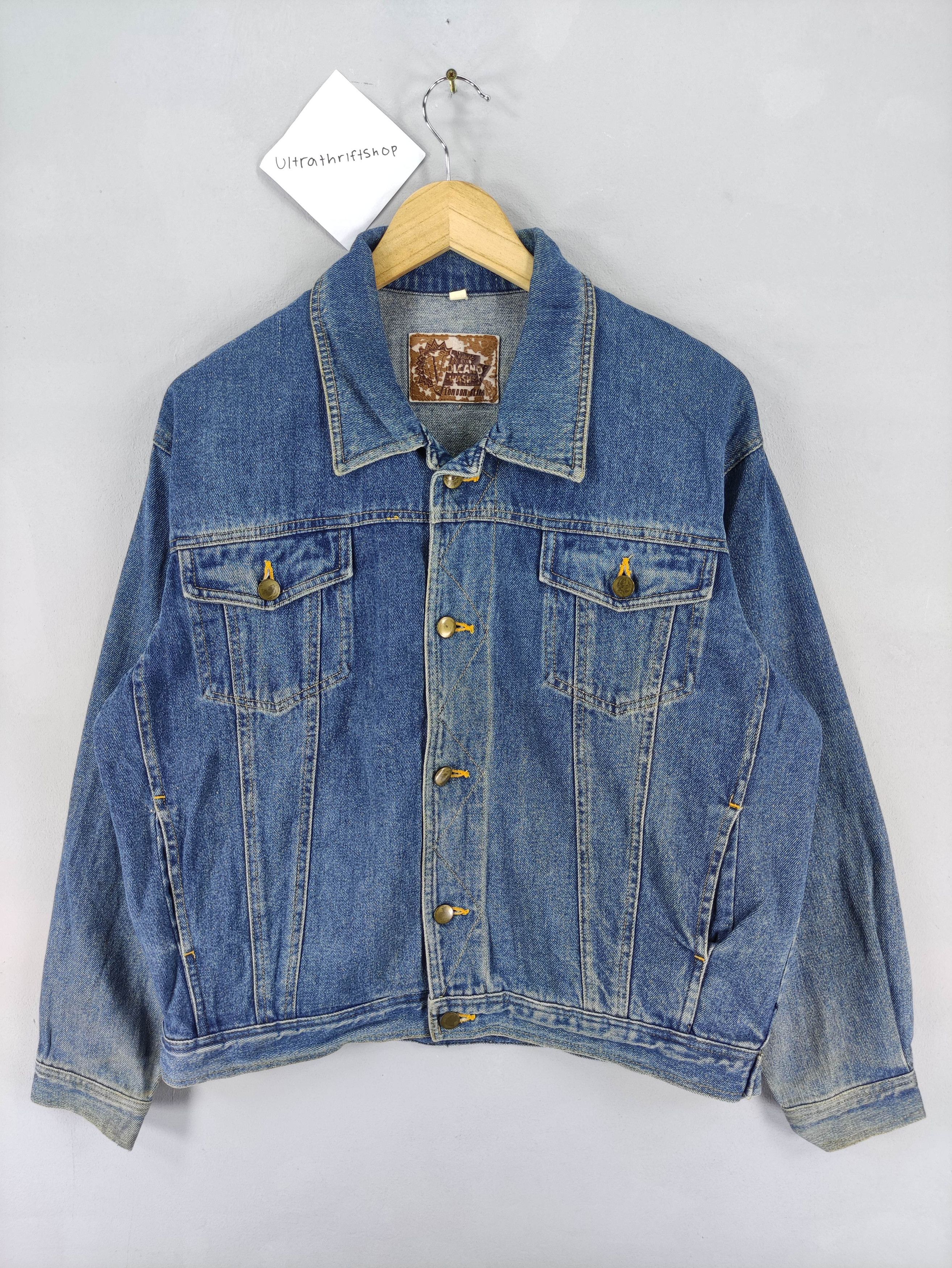 Denime Vintage 90s Trucker Denim Jacket Size US L / EU 52-54 / 3 - 1 Thumbnail