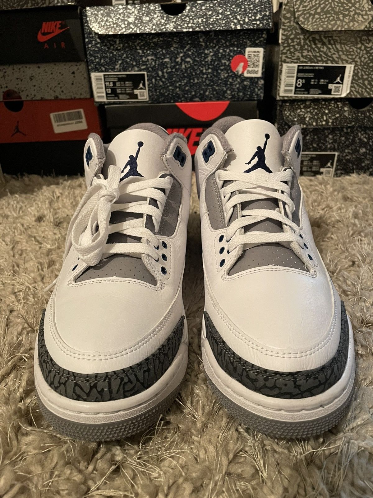 Jordan Brand Jordan 3 Navy Size US 9 / EU 42 - 4 Thumbnail