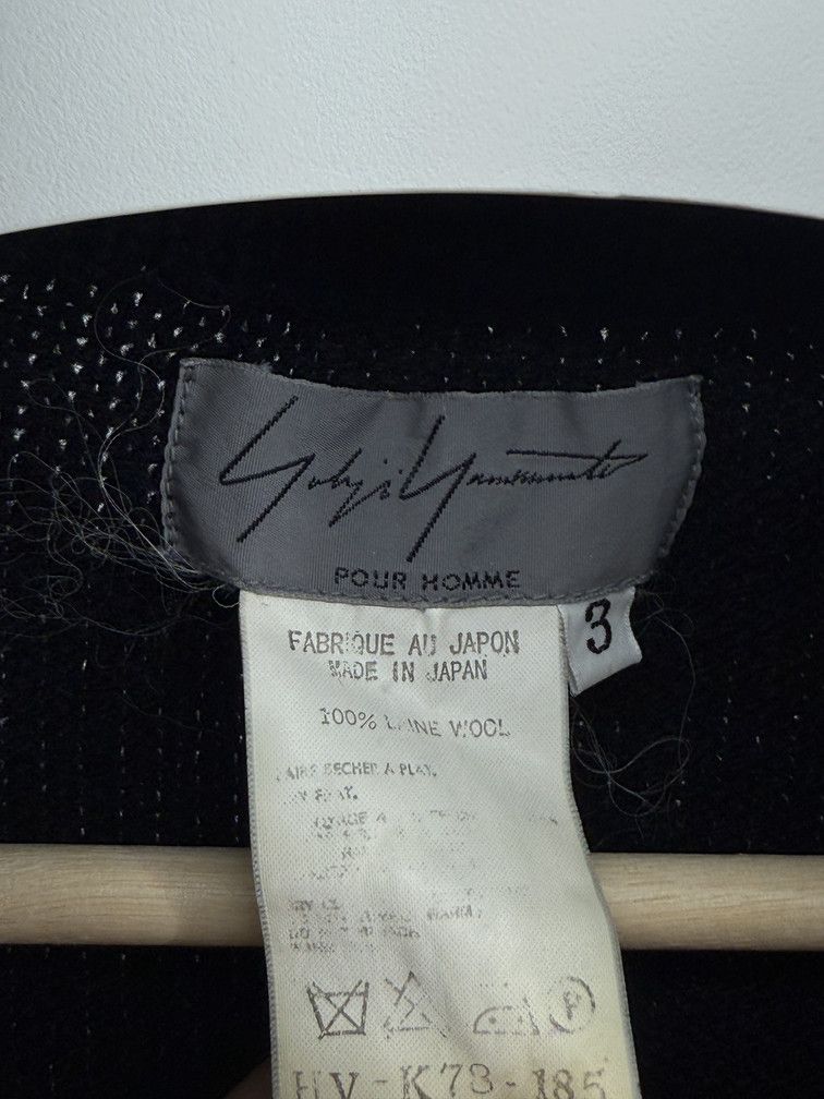 Yohji Yamamoto Pour Homme Zip Sweater Size US M / EU 48-50 / 2 - 3 Thumbnail
