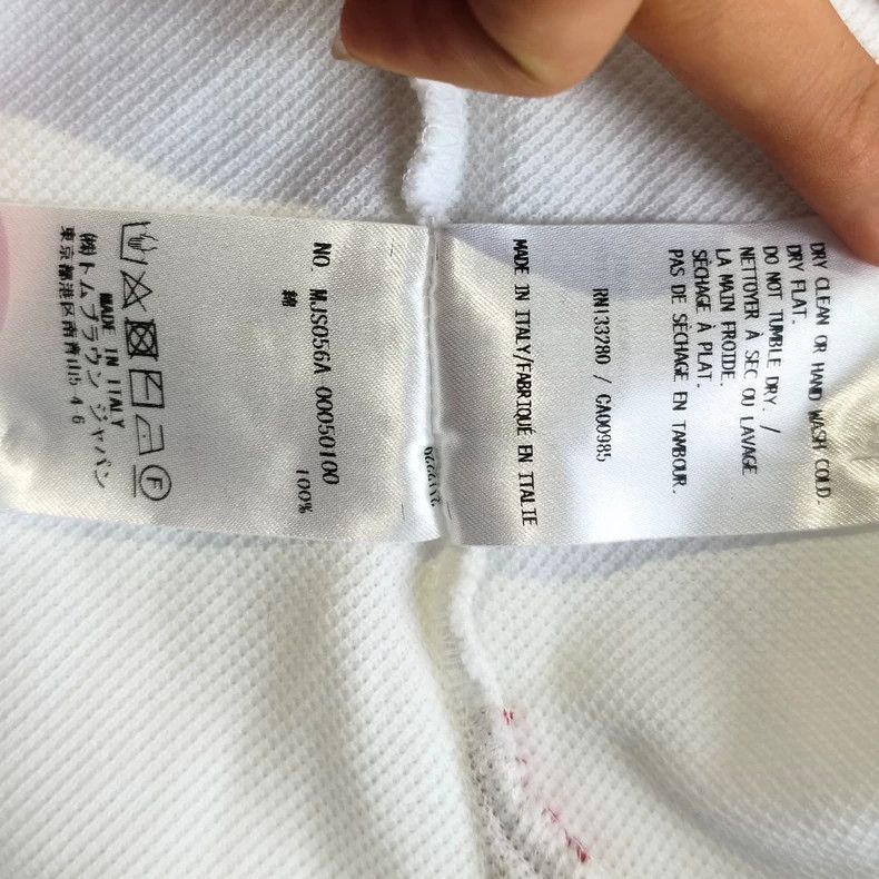 Thom Browne Thom Browne Short sleeves with colored stripes on the back Size US L / EU 52-54 / 3 - 6 Thumbnail