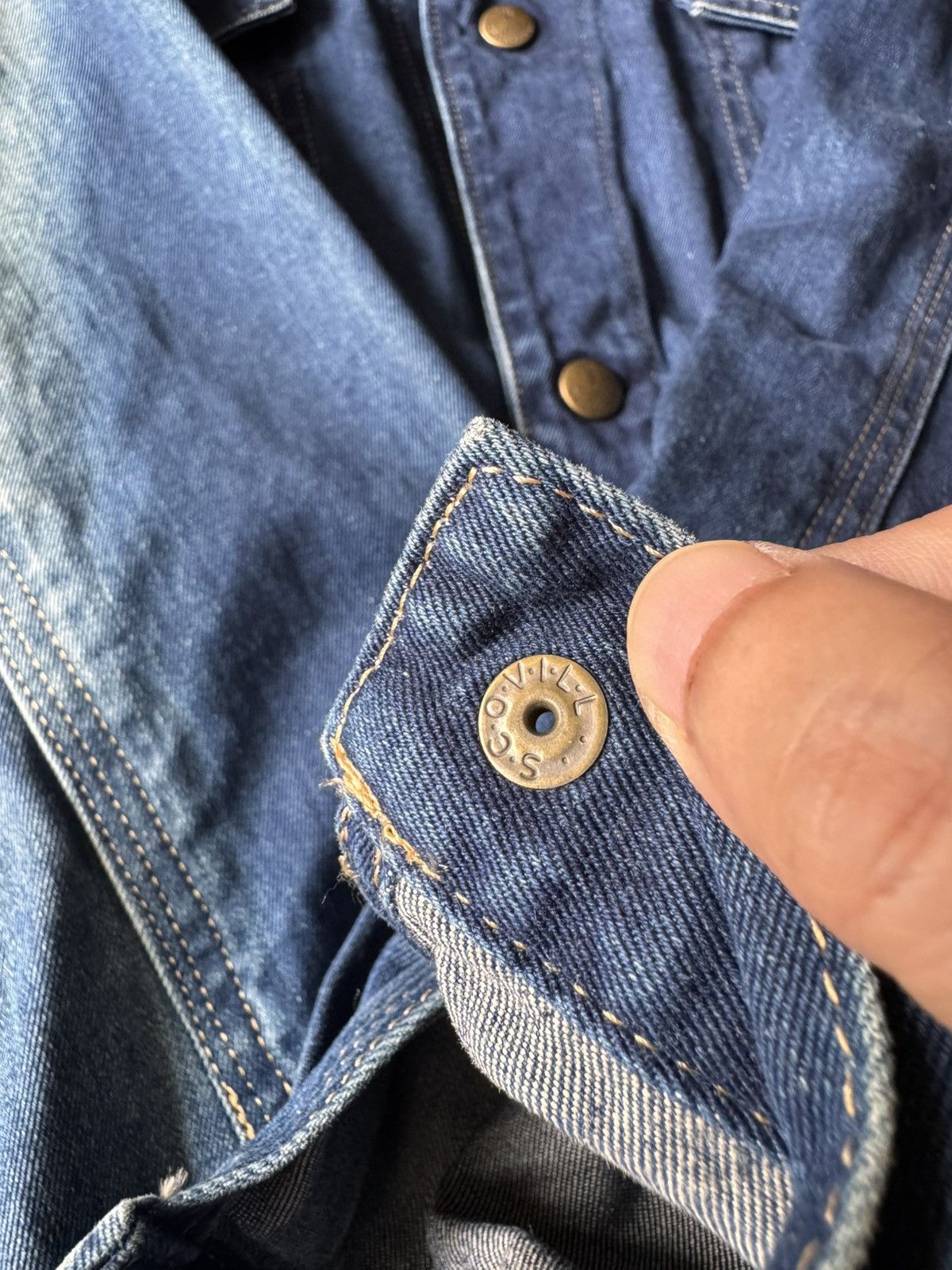 Trussardi Vintage trusardi denim jacket Dual Pointed Flap Pockets Size US M / EU 48-50 / 2 - 6 Thumbnail