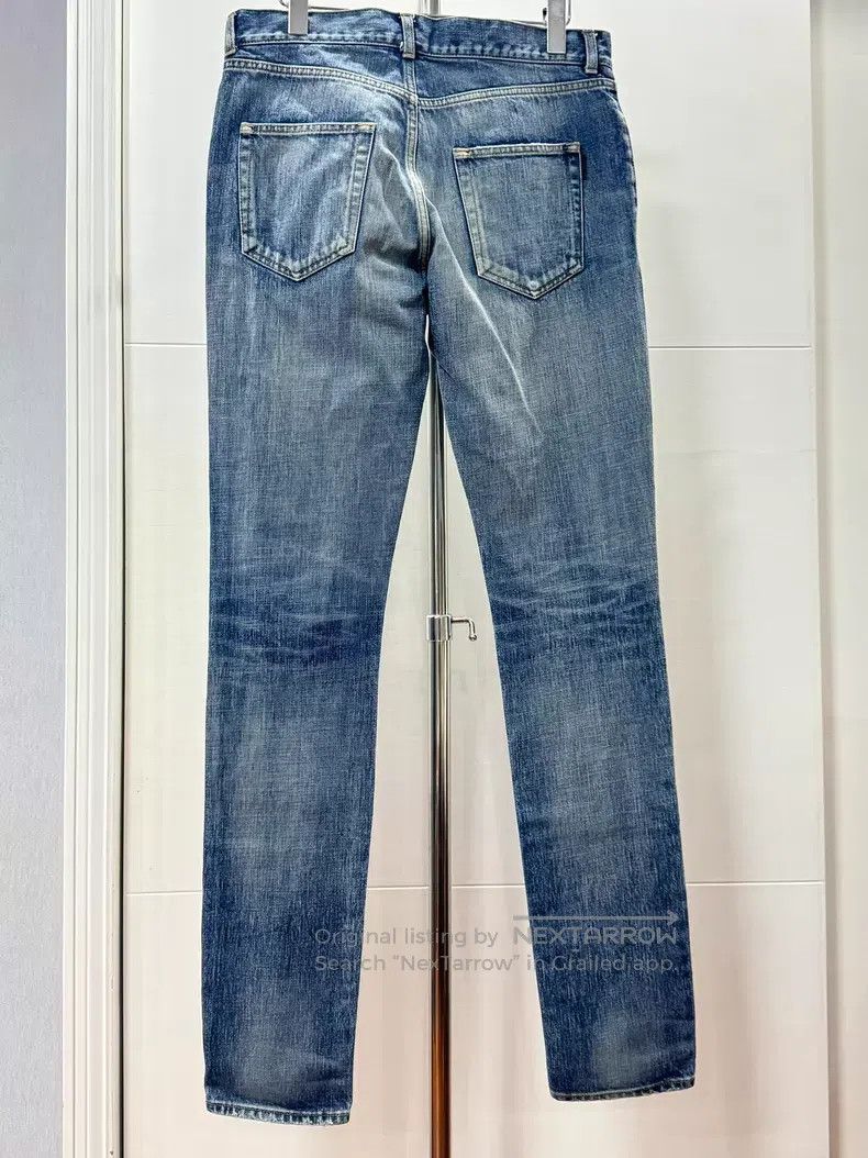 Saint Laurent Paris Saint Laurent Paris Double Cut Destroyed Denim Jeans i Size US 31 - 3 Thumbnail