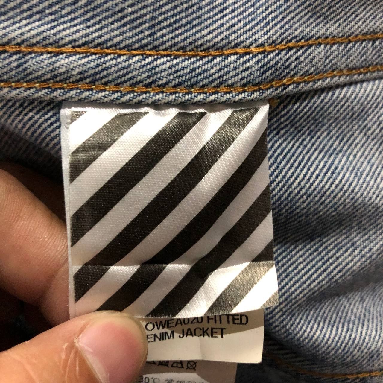 Off-White Off-White Denim cropped jacket Size XS / US 0-2 / IT 36-38 - 7 Thumbnail