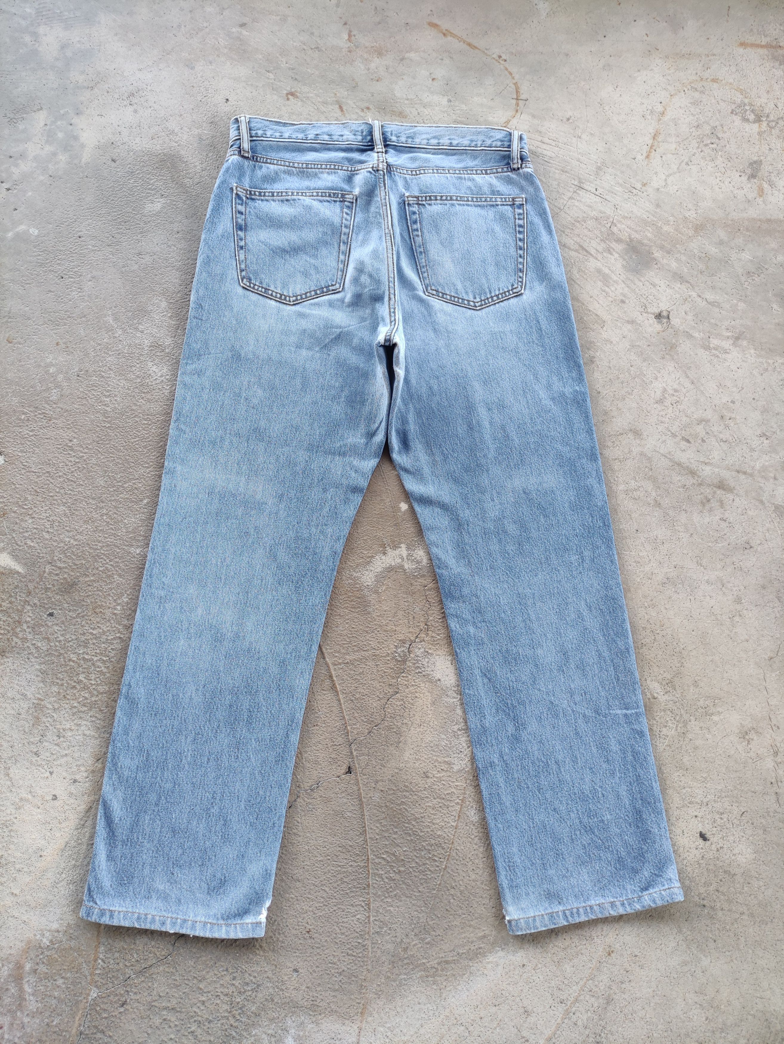 Japanese Brand Vintage Japanese Jean Distressed Faded Denim Size US 33 - 8 Thumbnail