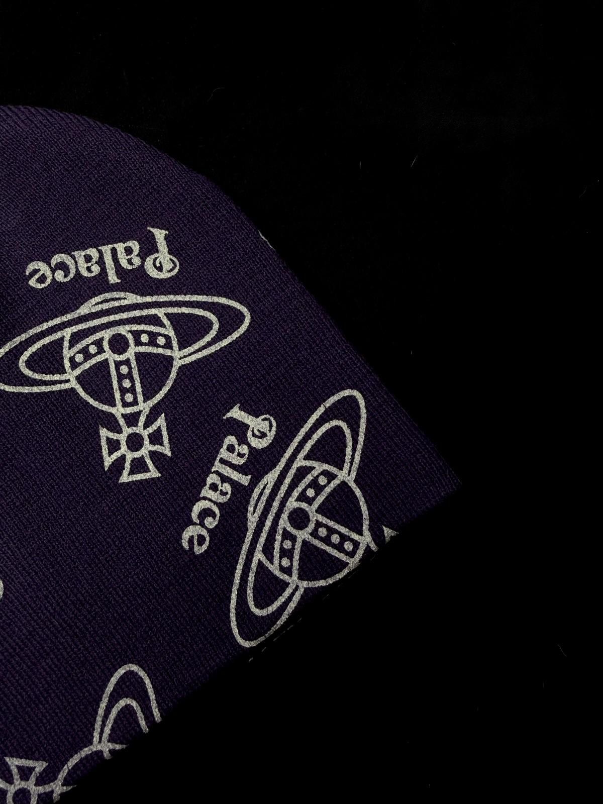 Palace × Vivienne Westwood Rare Palace x Vivienne Westwood Jersey Purple No Cuff Beanie Size ONE SIZE - 5 Thumbnail